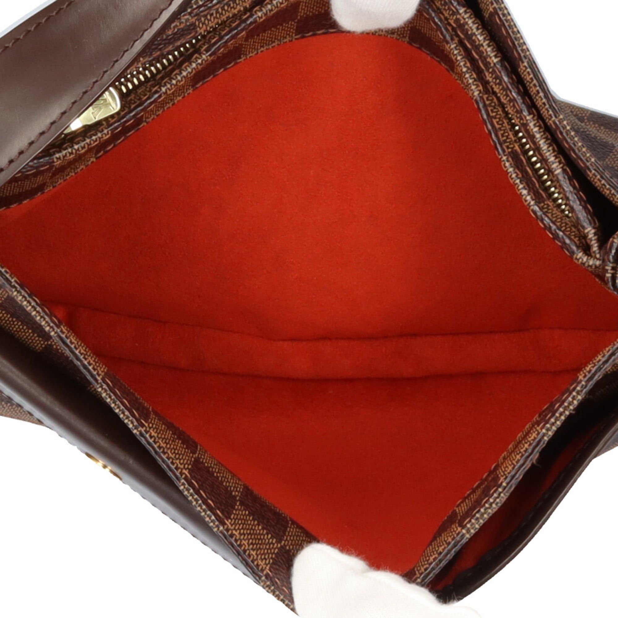 Louis Vuitton Louis Vuitton Aubagne Damier Shoulder Bag, Canvas N51129, Brown, Women's, LOUIS VUITTON, Used Size ONE SIZE - 6 Thumbnail