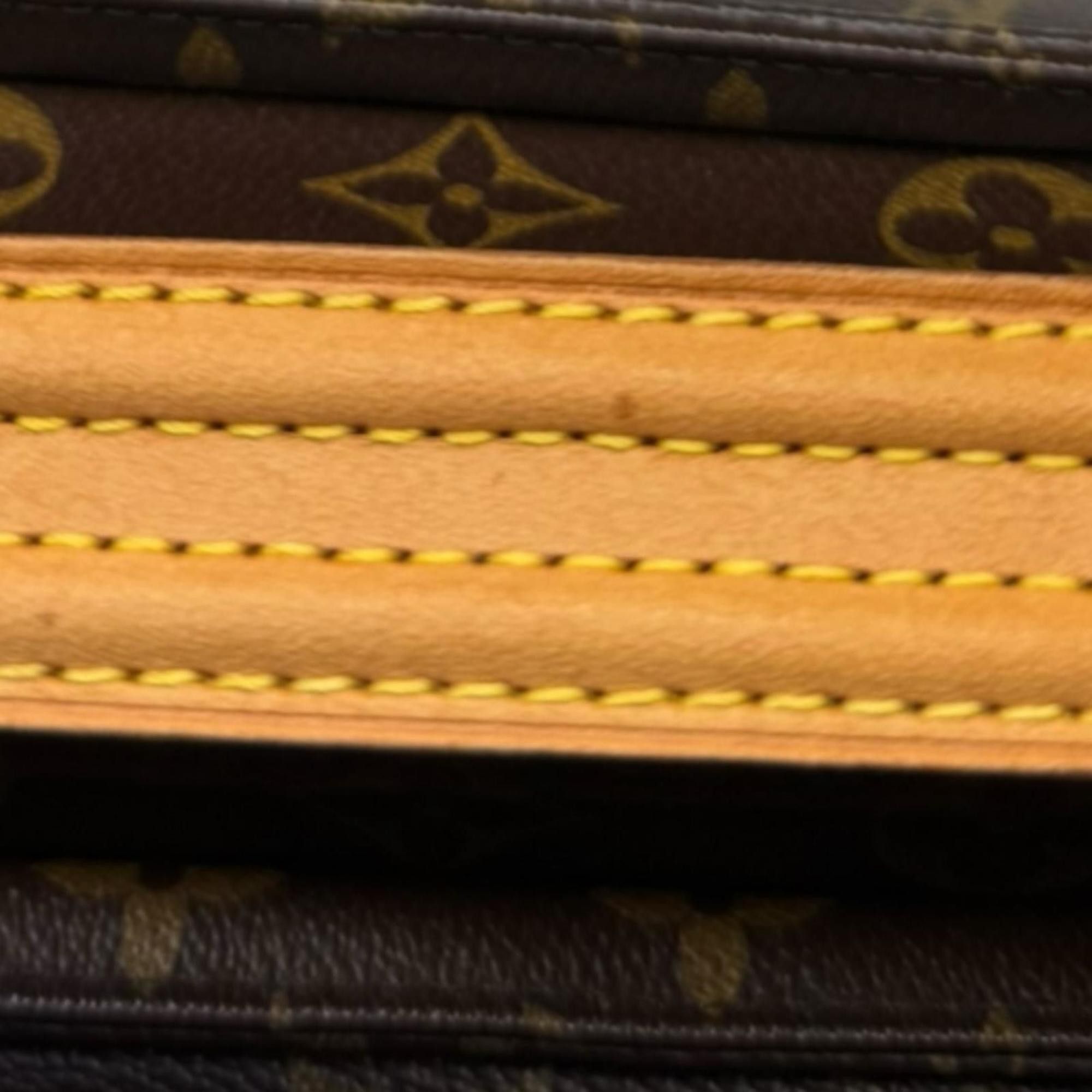 Louis Vuitton Louis Vuitton Vivacite MM Monogram Shoulder Bag, Canvas M51164 Brown, Women's, LOUIS VUITTON, Used Size ONE SIZE - 15 Thumbnail