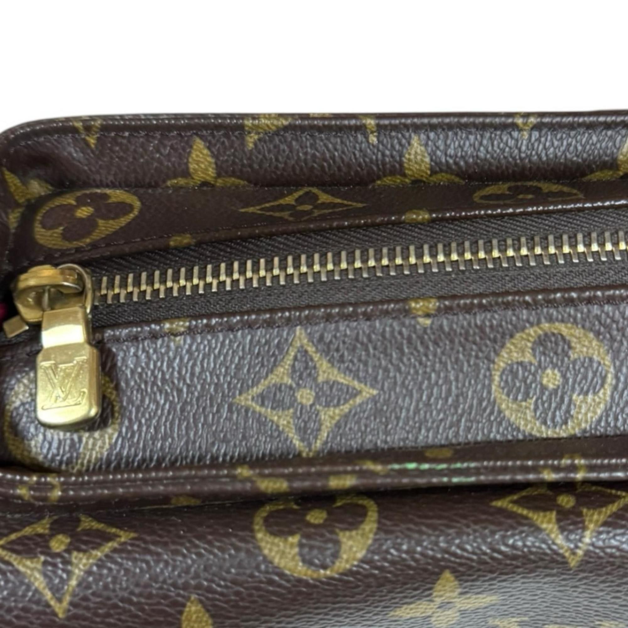 Louis Vuitton Louis Vuitton Vivacite MM Monogram Shoulder Bag, Canvas M51164 Brown, Women's, LOUIS VUITTON, Used Size ONE SIZE - 11 Thumbnail