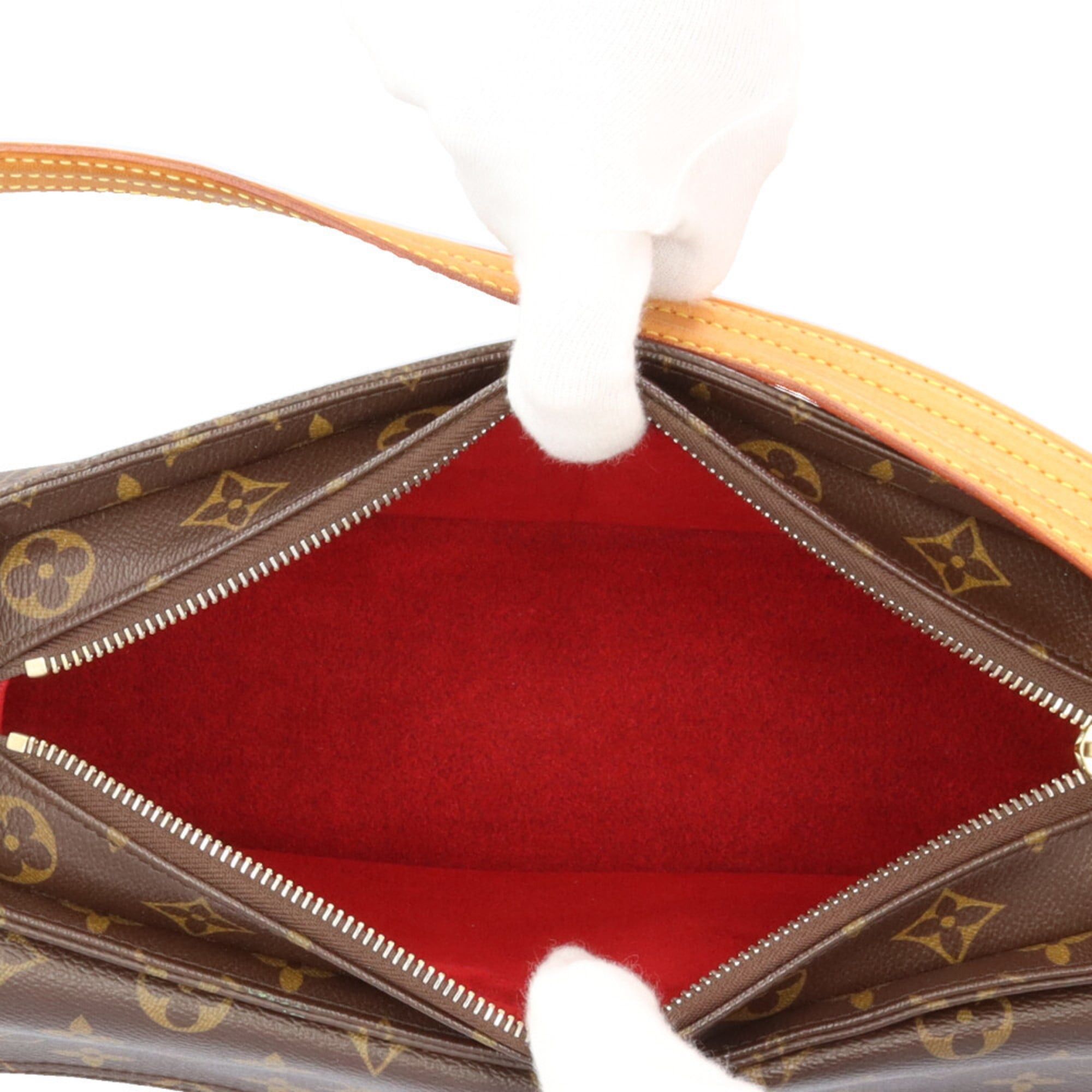 Louis Vuitton Louis Vuitton Vivacite MM Monogram Shoulder Bag, Canvas M51164 Brown, Women's, LOUIS VUITTON, Used Size ONE SIZE - 8 Thumbnail