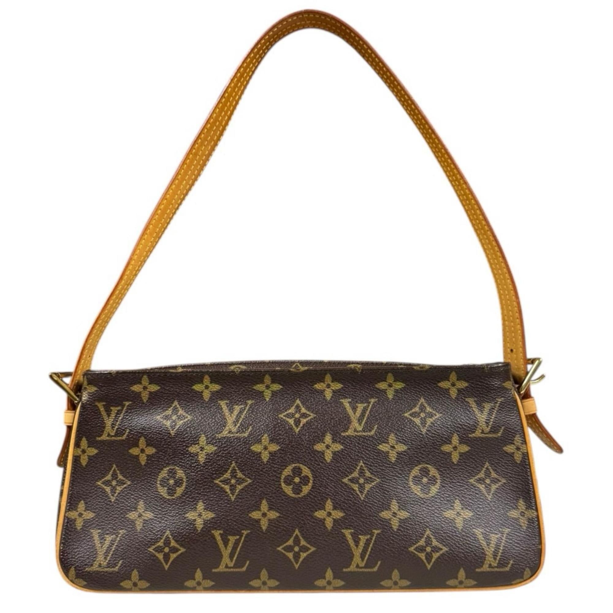 Louis Vuitton Louis Vuitton Vivacite MM Monogram Shoulder Bag, Canvas M51164 Brown, Women's, LOUIS VUITTON, Used Size ONE SIZE - 3 Thumbnail
