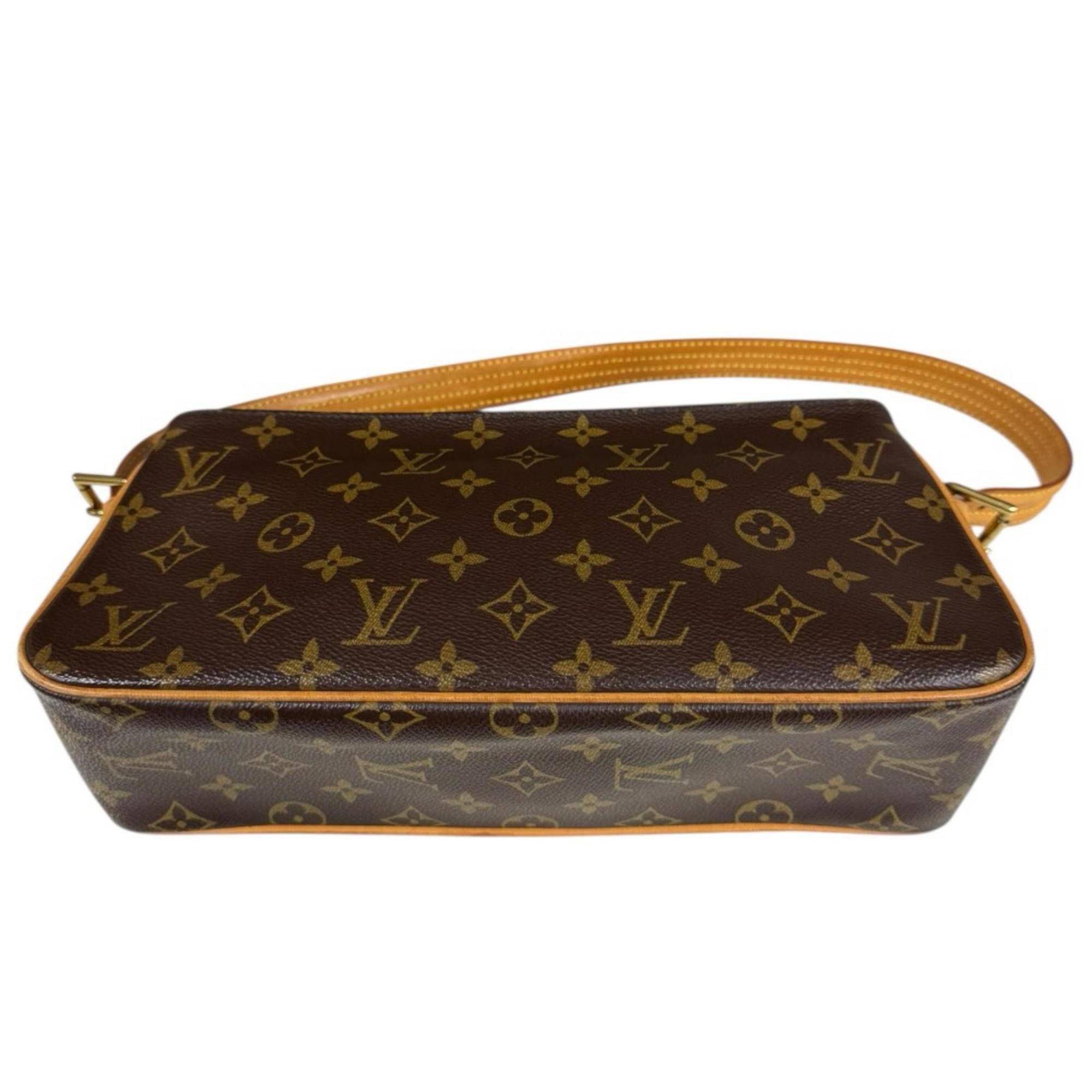 Louis Vuitton Louis Vuitton Vivacite MM Monogram Shoulder Bag, Canvas M51164 Brown, Women's, LOUIS VUITTON, Used Size ONE SIZE - 12 Thumbnail