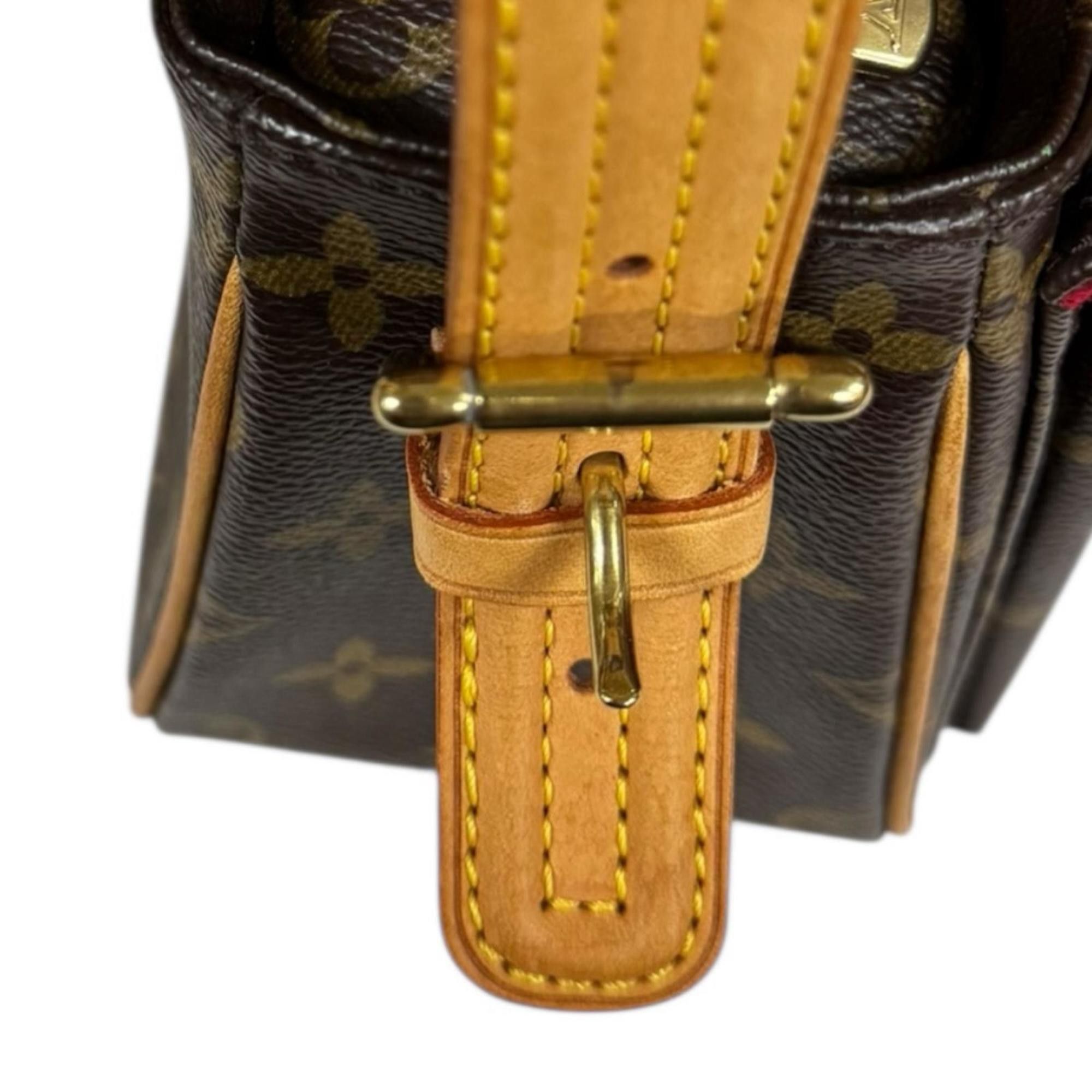 Louis Vuitton Louis Vuitton Vivacite MM Monogram Shoulder Bag, Canvas M51164 Brown, Women's, LOUIS VUITTON, Used Size ONE SIZE - 14 Thumbnail