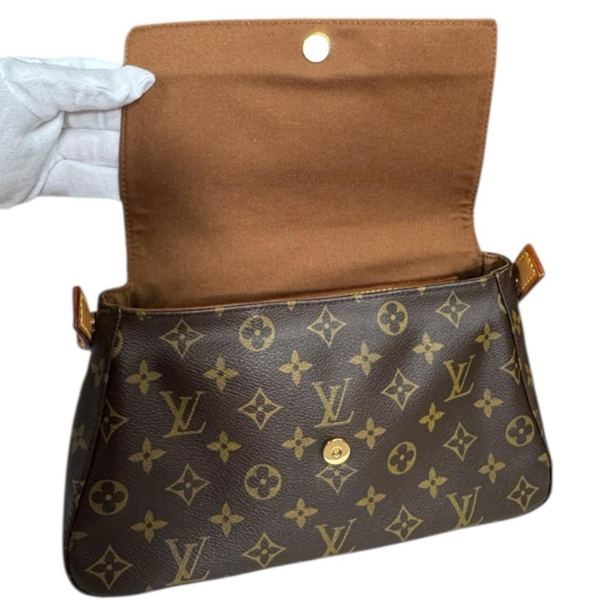 Louis Vuitton Louis Vuitton Mini Looping Monogram Handbag, Canvas M51147, Brown, Women's, LOUIS VUITTON, Used Size ONE SIZE - 8 Thumbnail