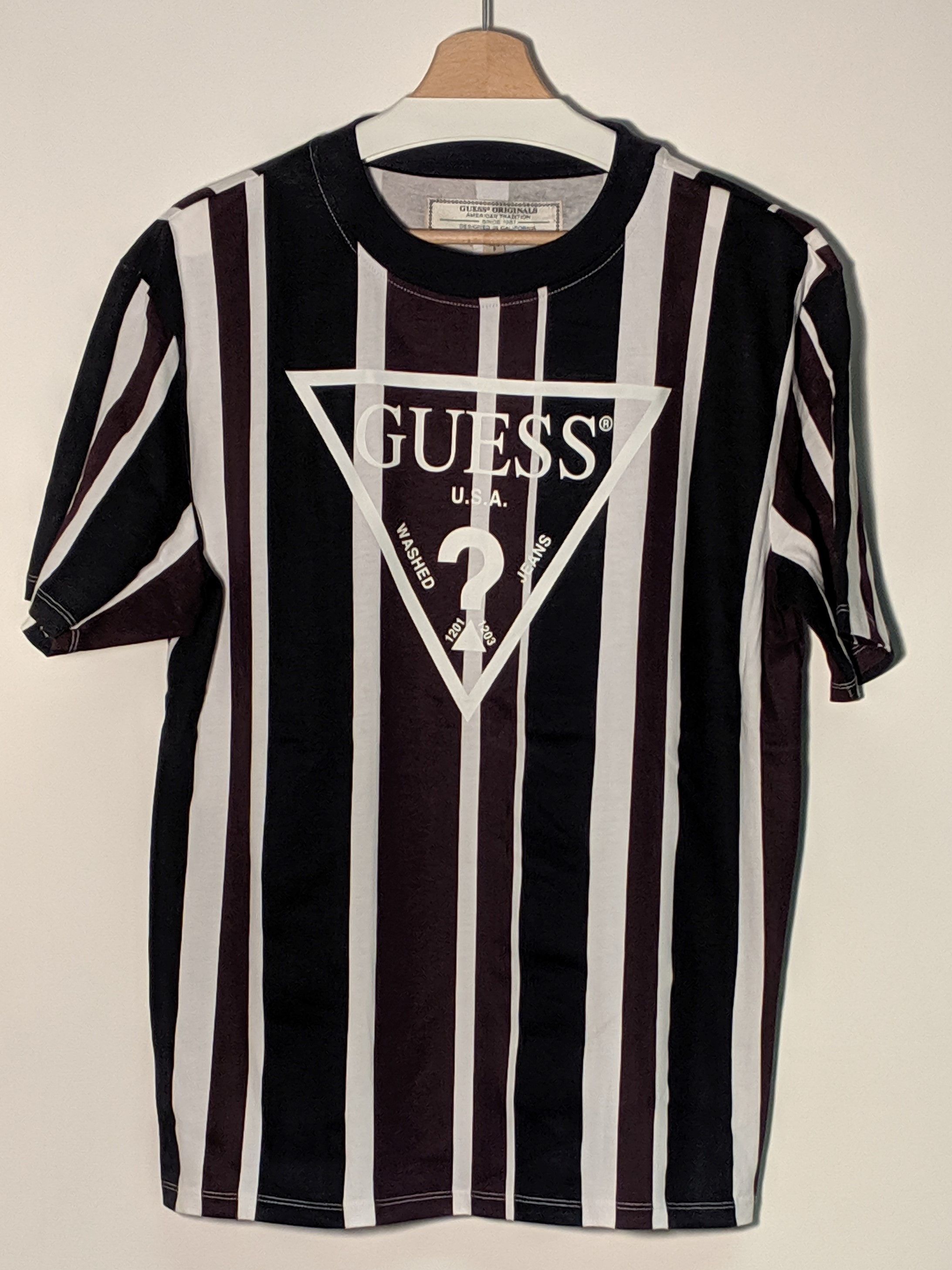 Guess uo exclusive rexford striped tee on sale