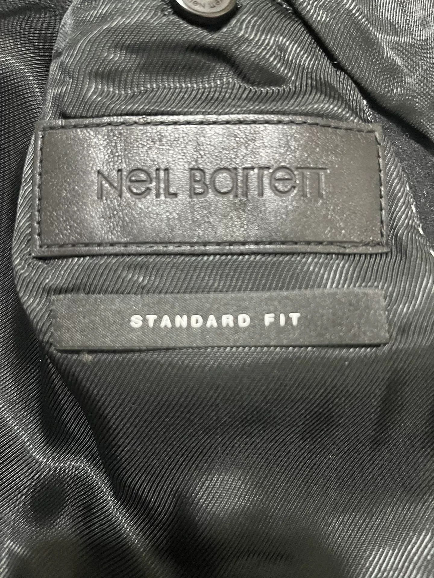 Neil Barrett Neil Barrett Men's Black Wool Coat Size US S / EU 44-46 / 1 - 4 Thumbnail