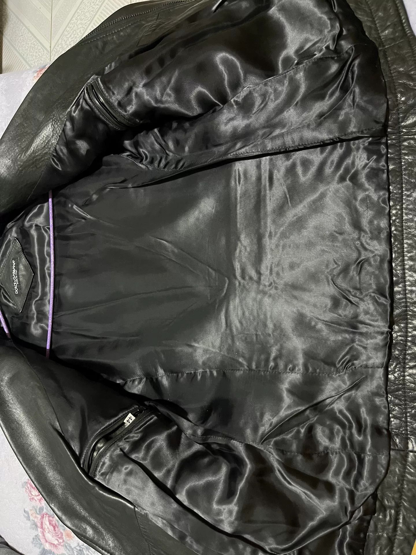 Dolce & Gabbana Dolce & Gabbana Black Leather Jacket Size US S / EU 44-46 / 1 - 3 Thumbnail