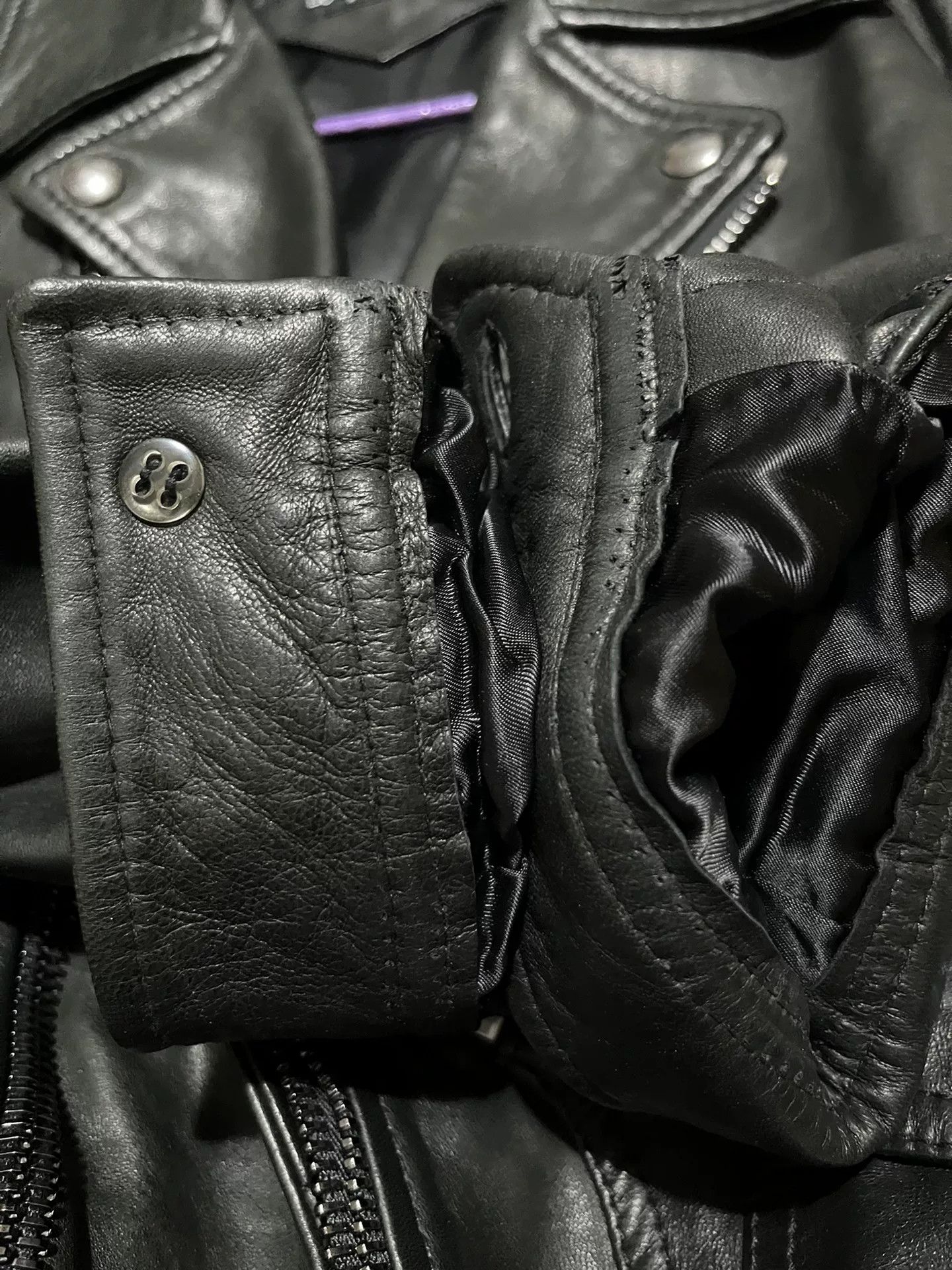 Dolce & Gabbana Dolce & Gabbana Black Leather Jacket Size US S / EU 44-46 / 1 - 9 Thumbnail