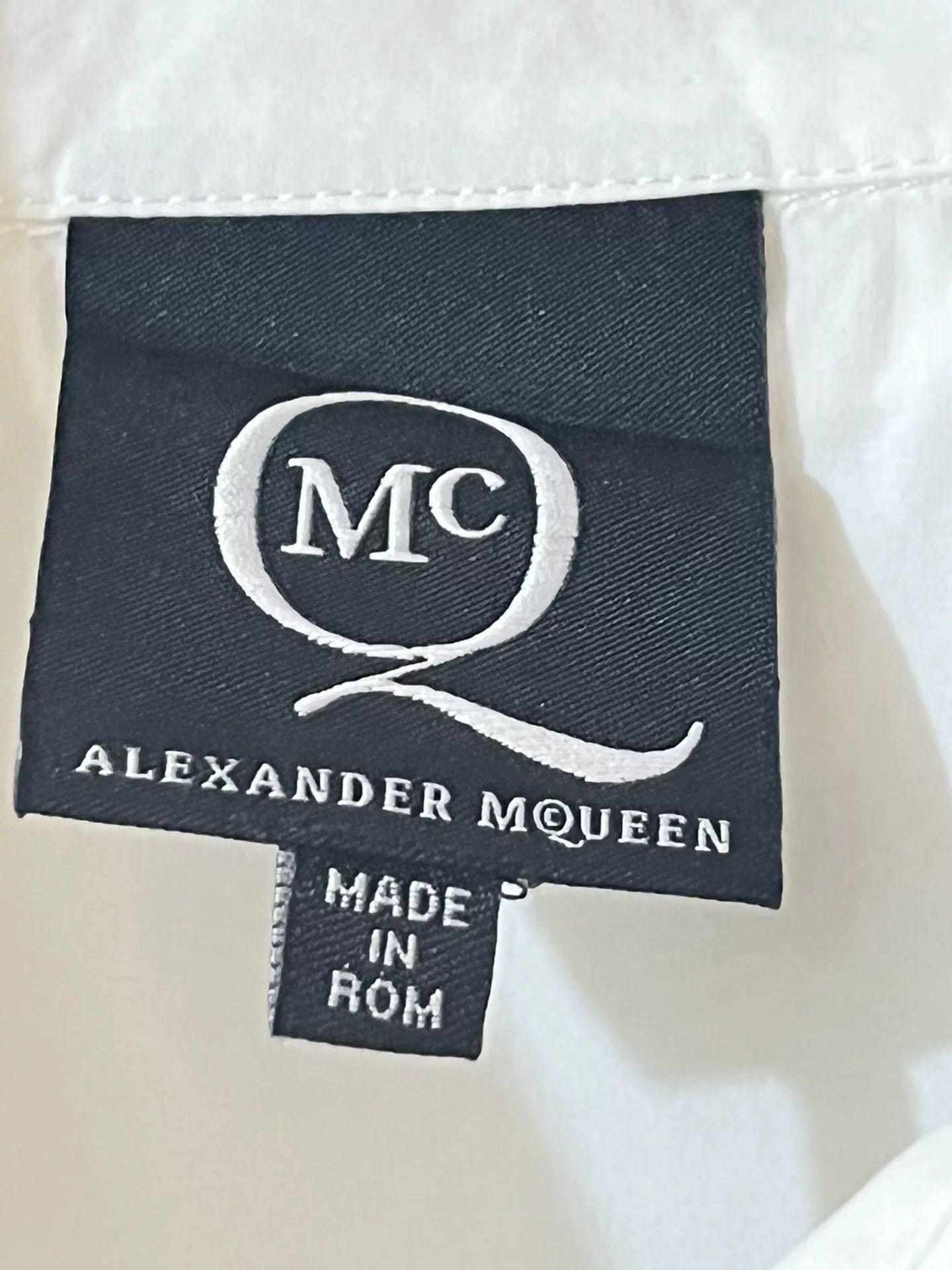 Alexander McQueen Alexander McQueen Women's White Sleeveless Shirt Size S / US 4 / IT 40 - 2 Thumbnail