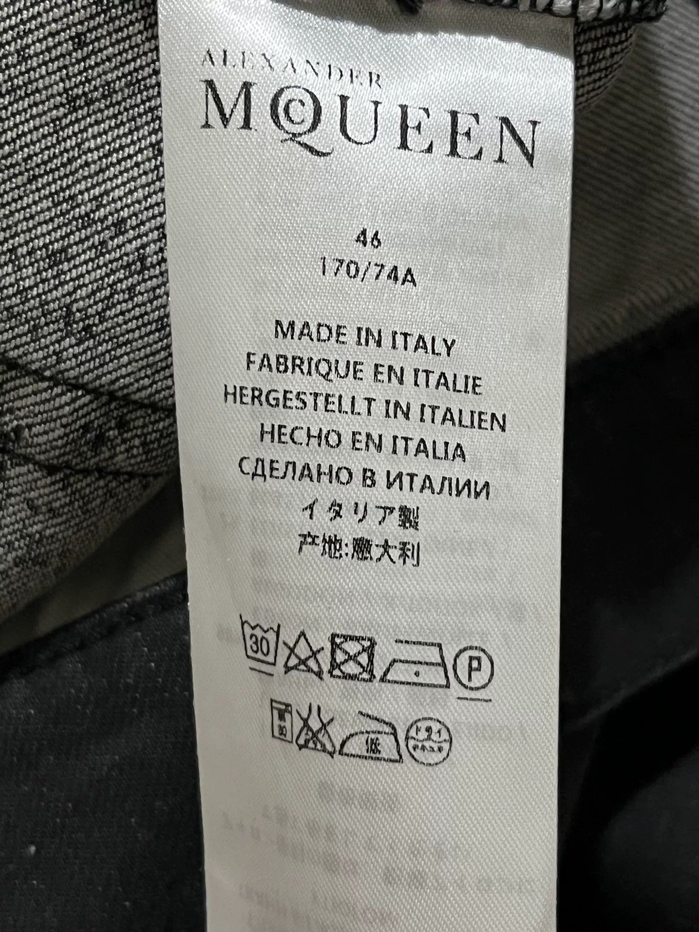 Alexander McQueen Alexander McQueen Italian-Made Jeans Size US 30 / EU 46 - 7 Thumbnail
