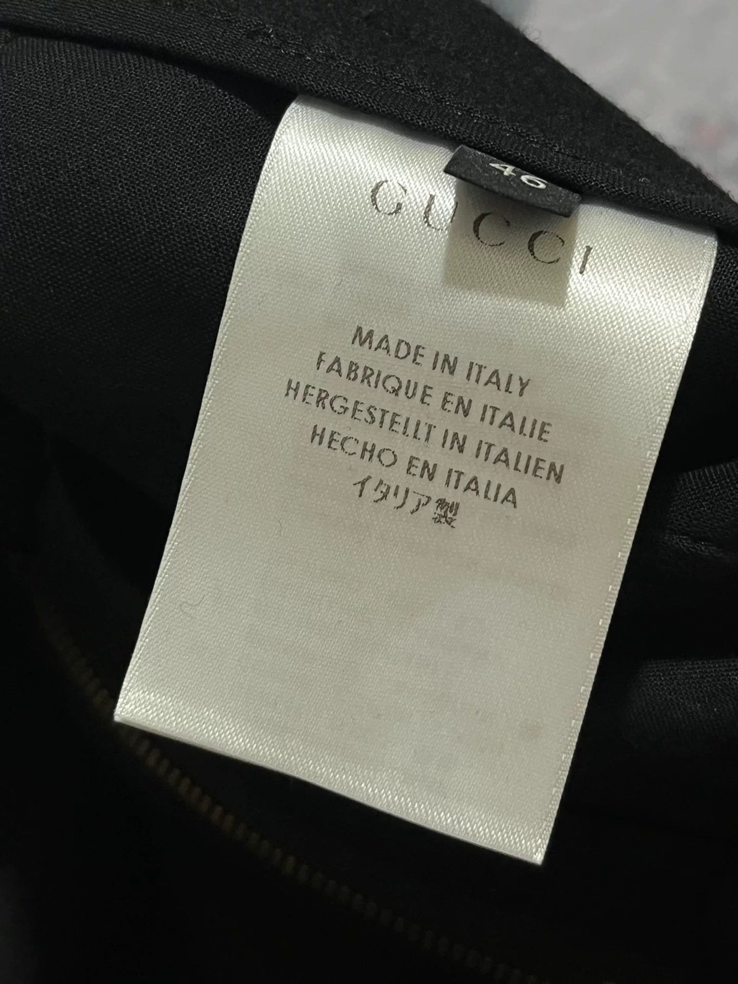 Gucci Gucci Black Tailored Trousers Size US 30 / EU 46 - 4 Thumbnail