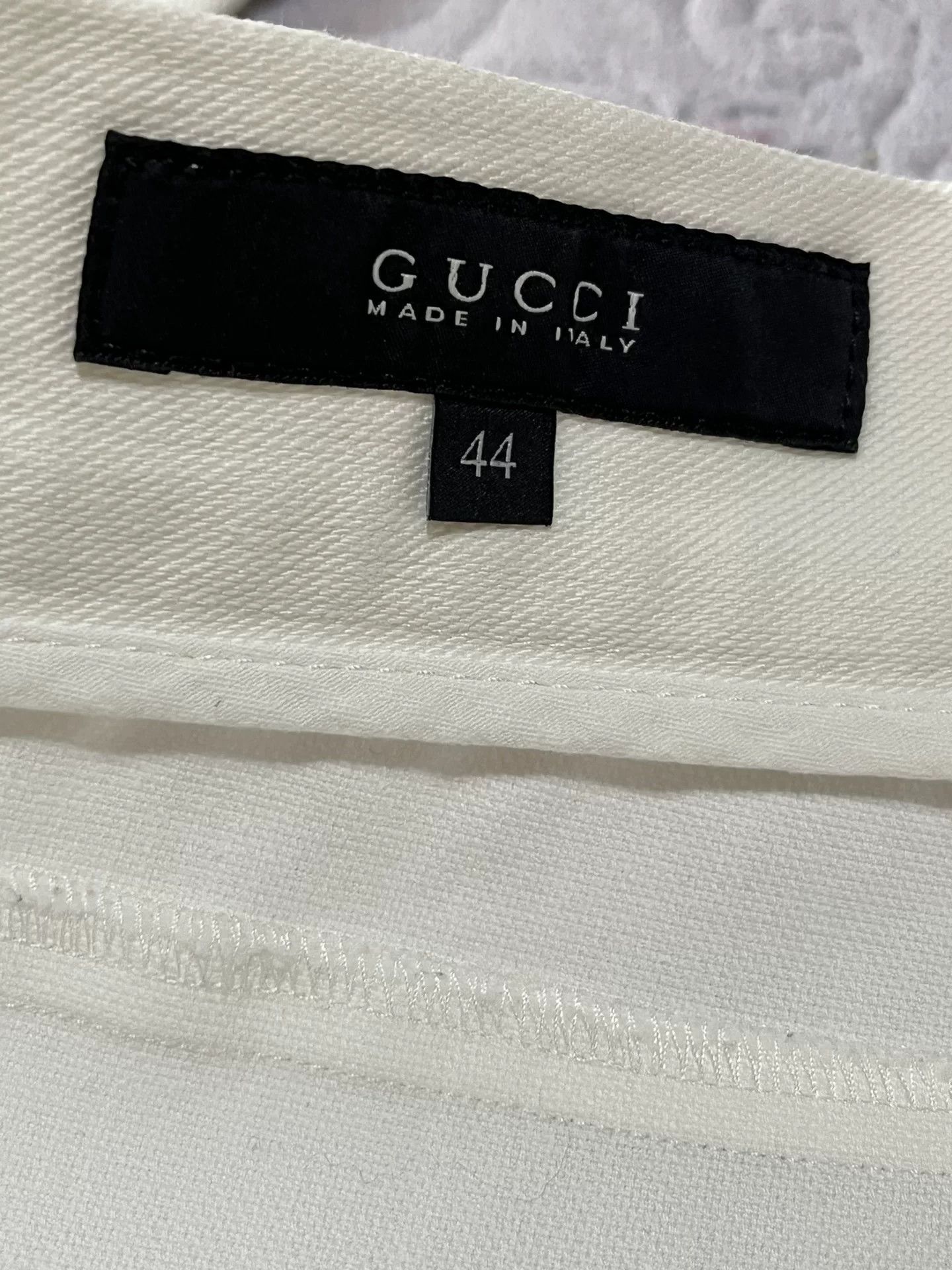 Gucci Gucci White Jeans Size 44 Italy Size US 28 / EU 44 - 2 Thumbnail