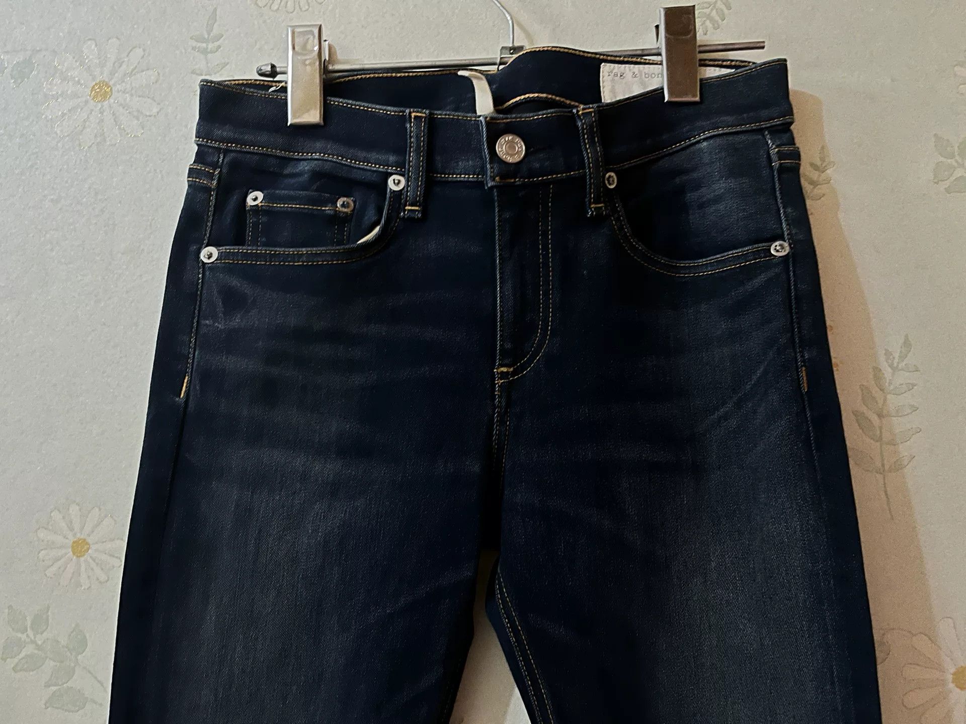 Rag & Bone Rag & Bone Stretch Slim-Fit Jeans Size 27" / US 4 / IT 40 - 4 Thumbnail