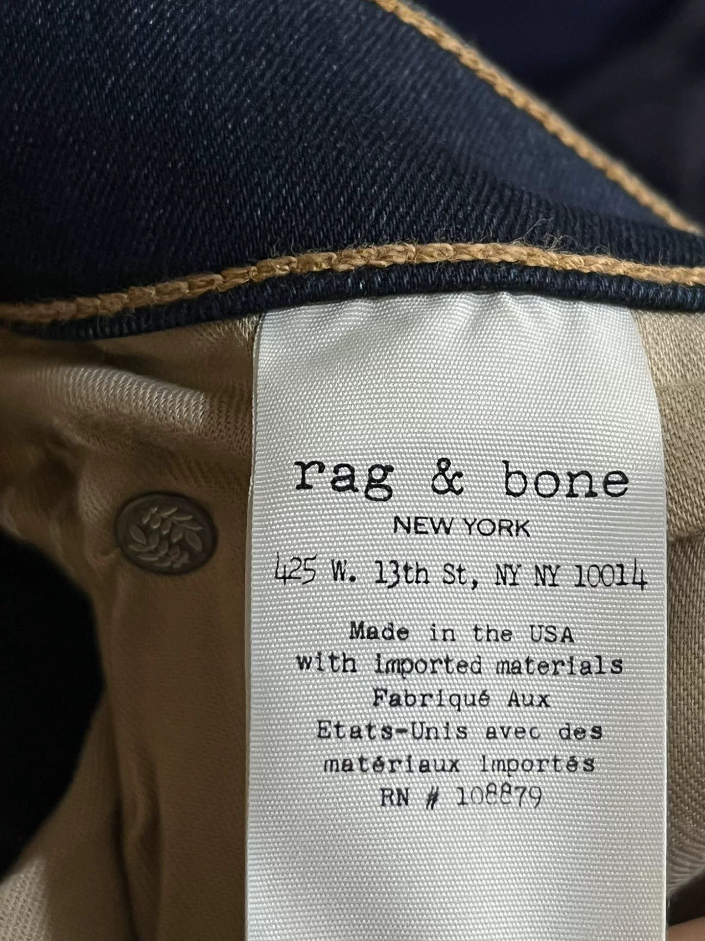 Rag & Bone Rag & Bone Stretch Slim-Fit Jeans Size 27" / US 4 / IT 40 - 8 Thumbnail