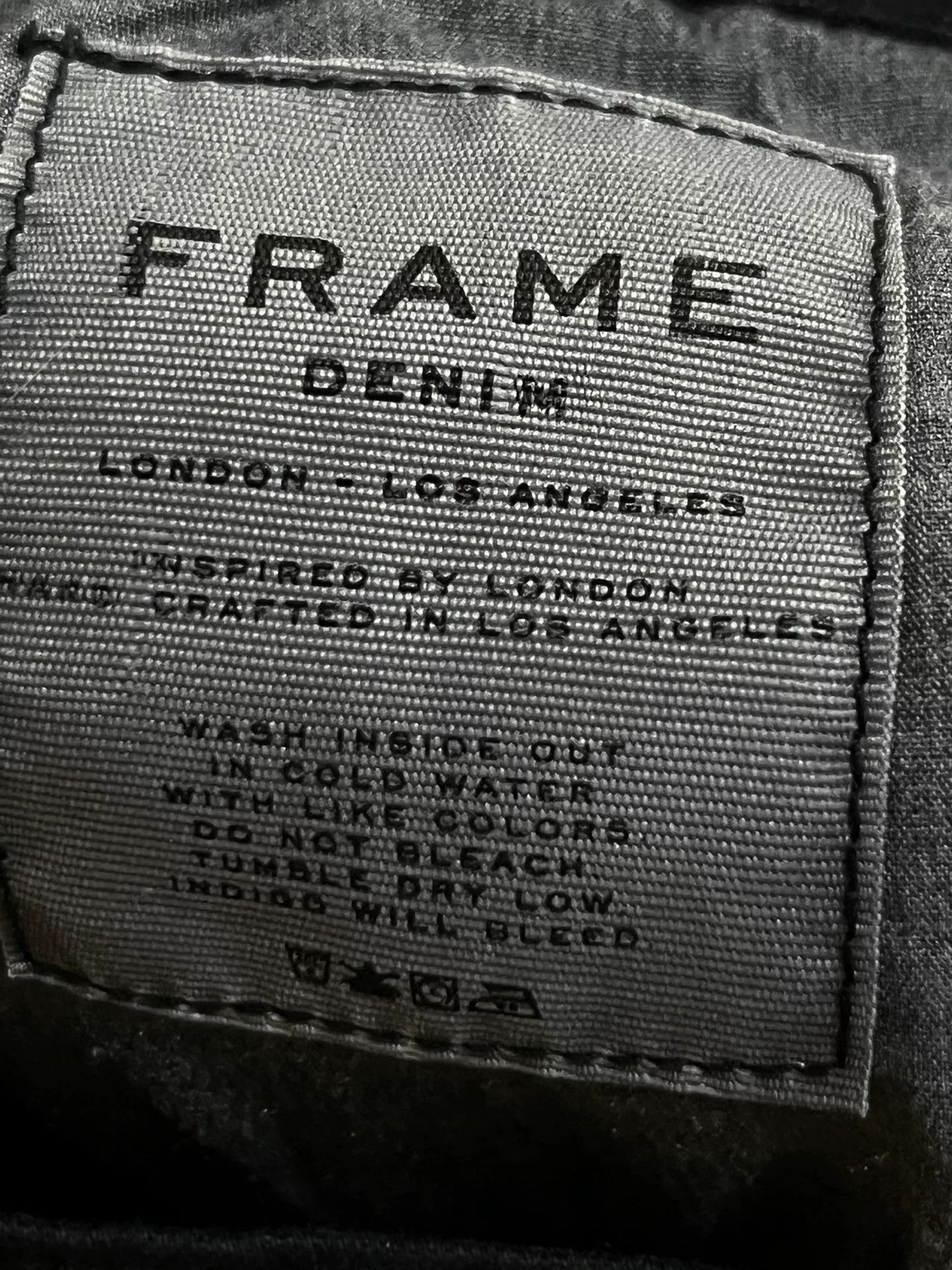 Frame FRAME Stretch Slim Black Jeans Size 27 Size 27" / US 4 / IT 40 - 6 Thumbnail