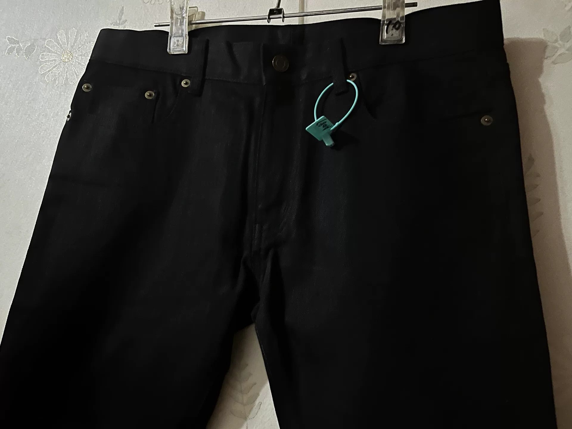 Saint Laurent Paris Saint Laurent Men's Black Jeans Size US 32 / EU 48 - 2 Thumbnail