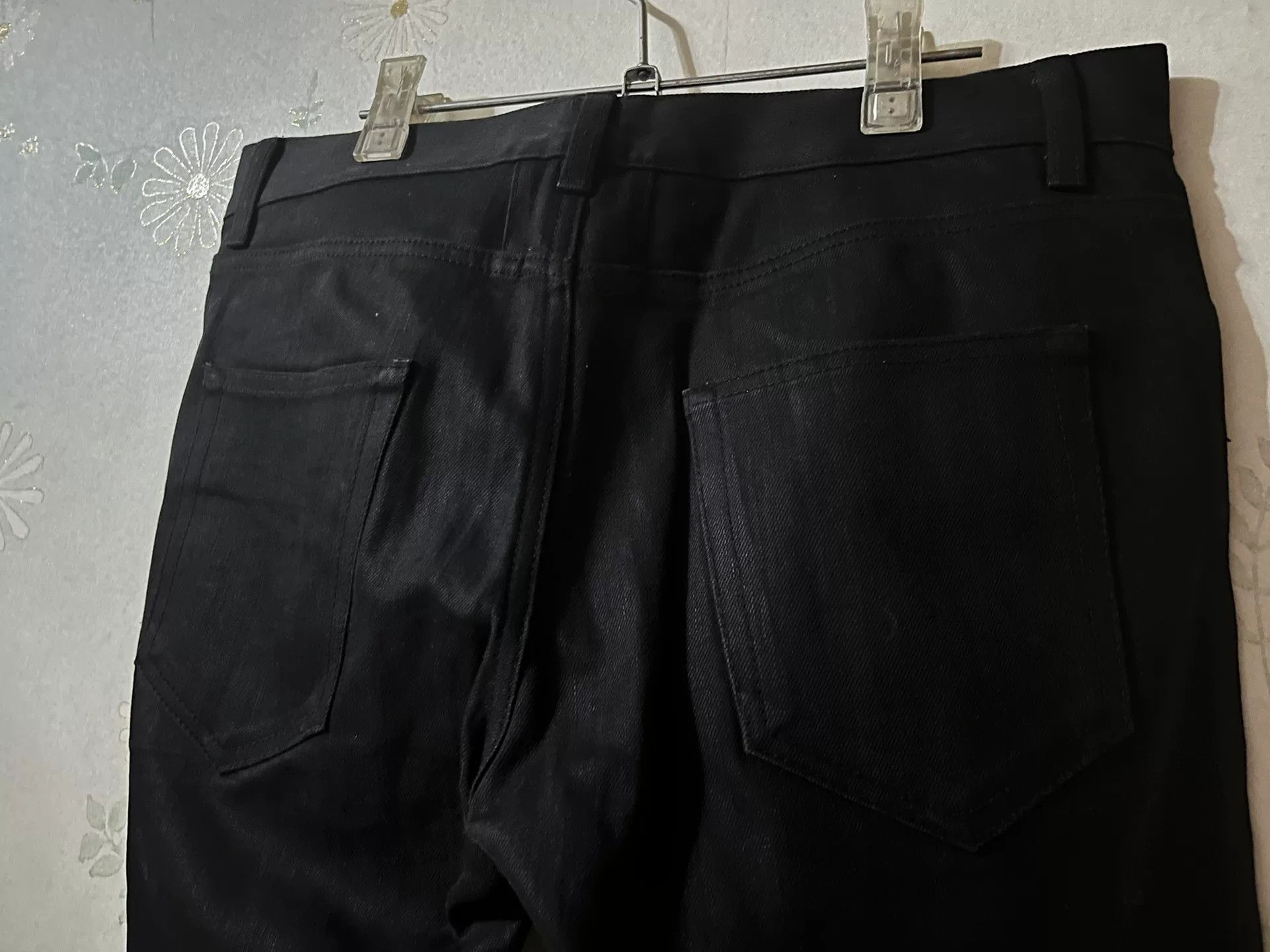 Saint Laurent Paris Saint Laurent Men's Black Jeans Size US 32 / EU 48 - 3 Thumbnail