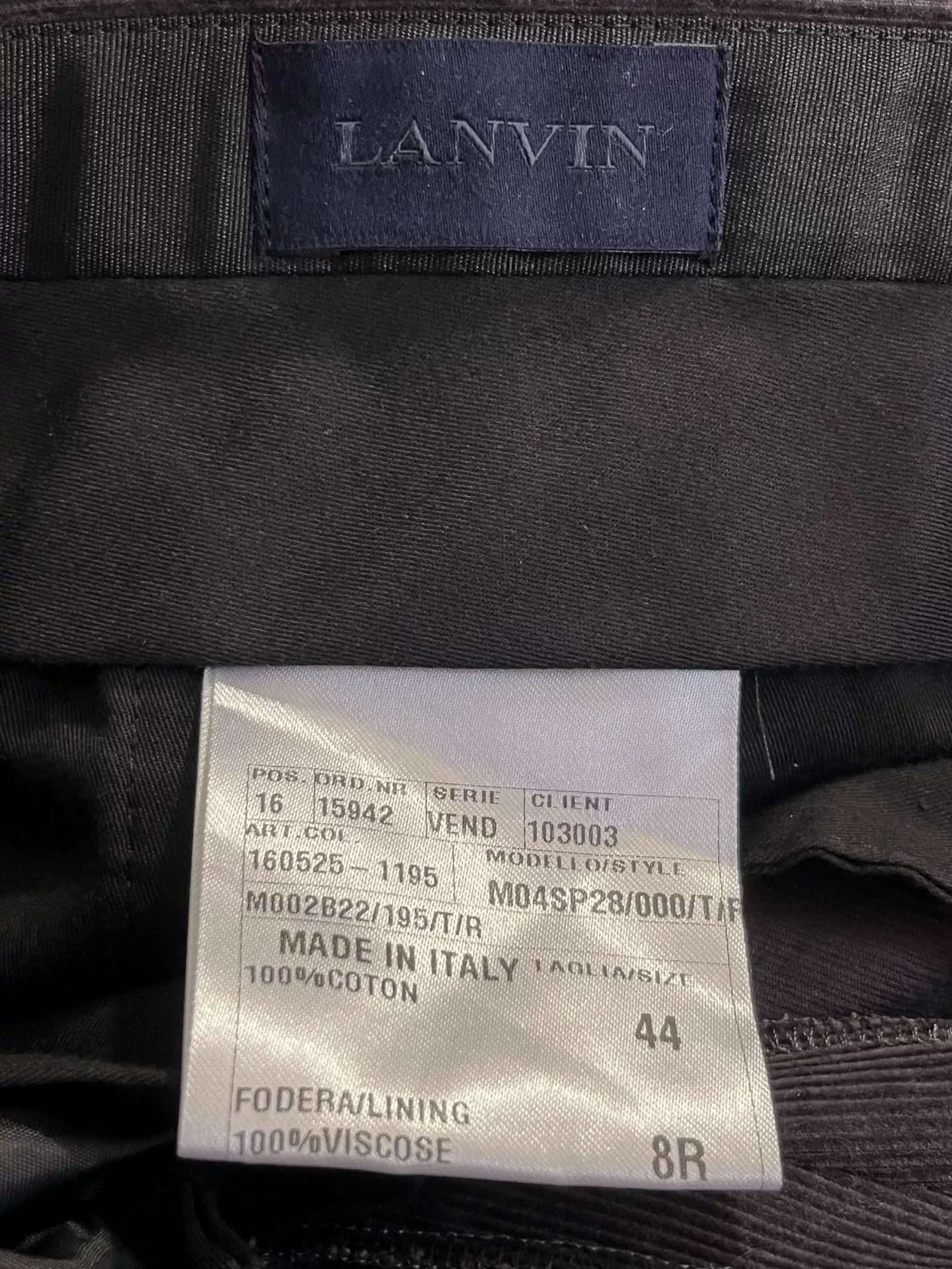Lanvin Lanvin Men's Suit Set Size US M / EU 48-50 / 2 - 3 Thumbnail