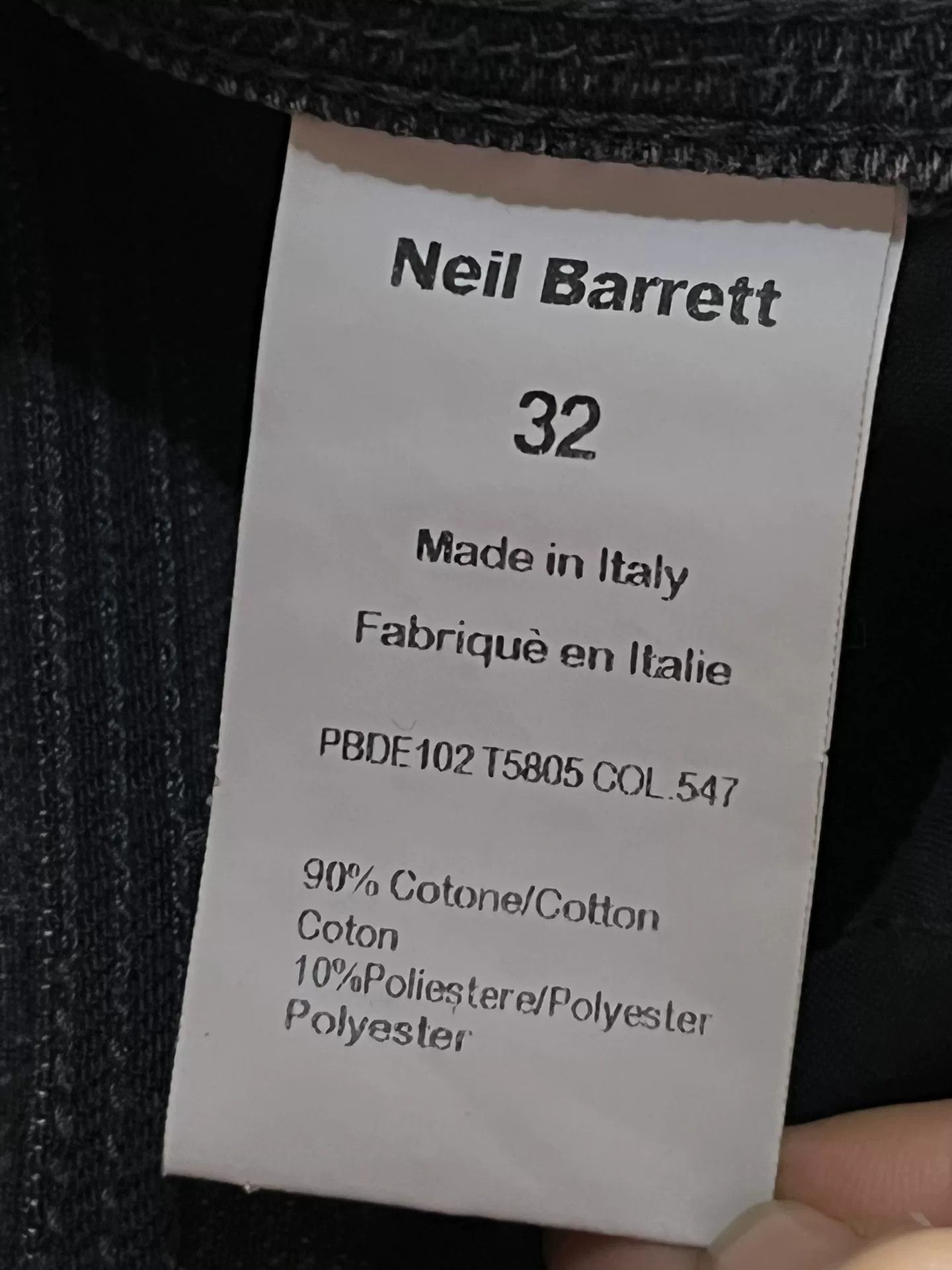 Neil Barrett Neil Barrett Men's Jeans Size US 32 / EU 48 - 3 Thumbnail