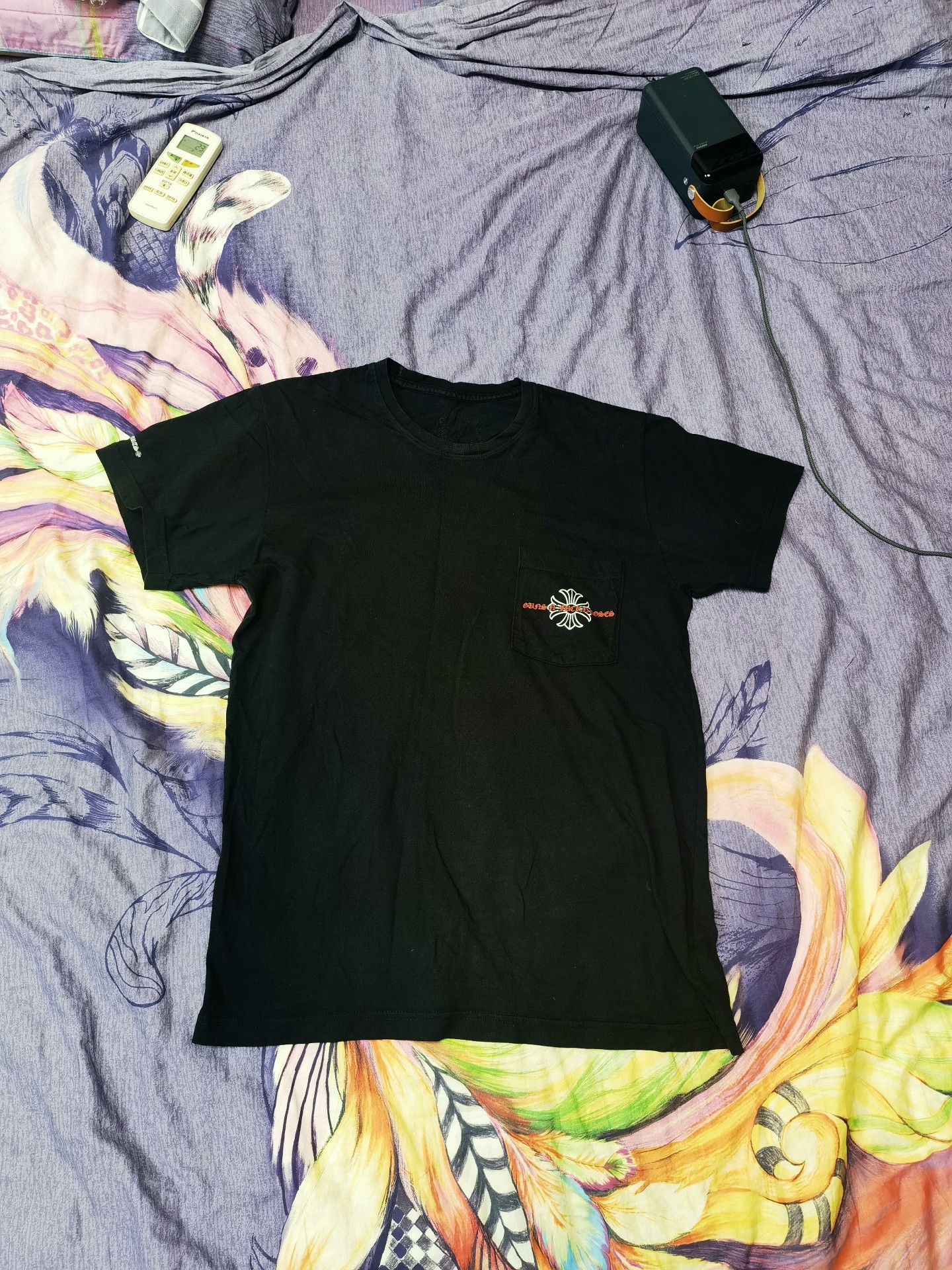 Chrome Hearts Chrome Hearts Guns N Roses Black Cross Skull Tee Size US M / EU 48-50 / 2 - 3 Thumbnail