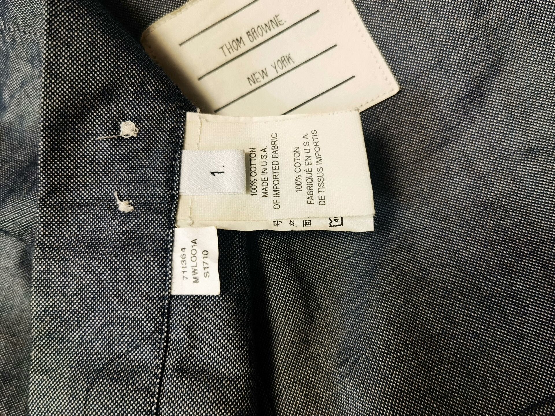 Thom Browne Thom Browne Unworn Size 1 Garment Size US S / EU 44-46 / 1 - 5 Thumbnail