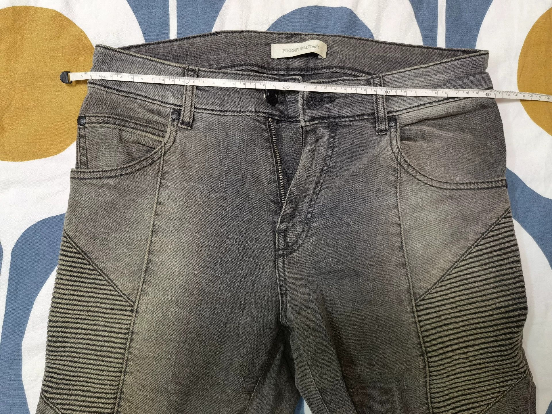 Pierre Balmain Pierre Balmain Classic Gray Biker Jeans Size US 30 / EU 46 - 6 Thumbnail