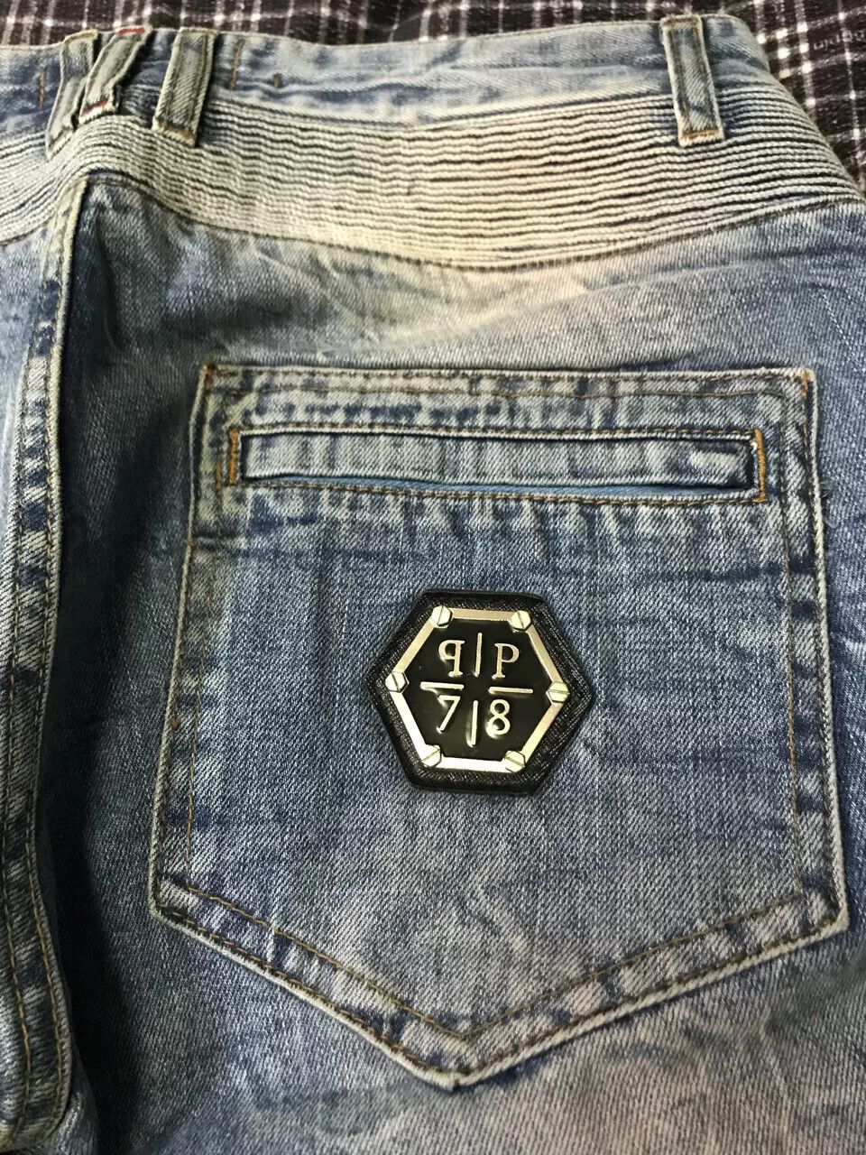 Philipp Plein Philipp Plein PP Motorcycle Jeans Size US 33 - 9 Thumbnail