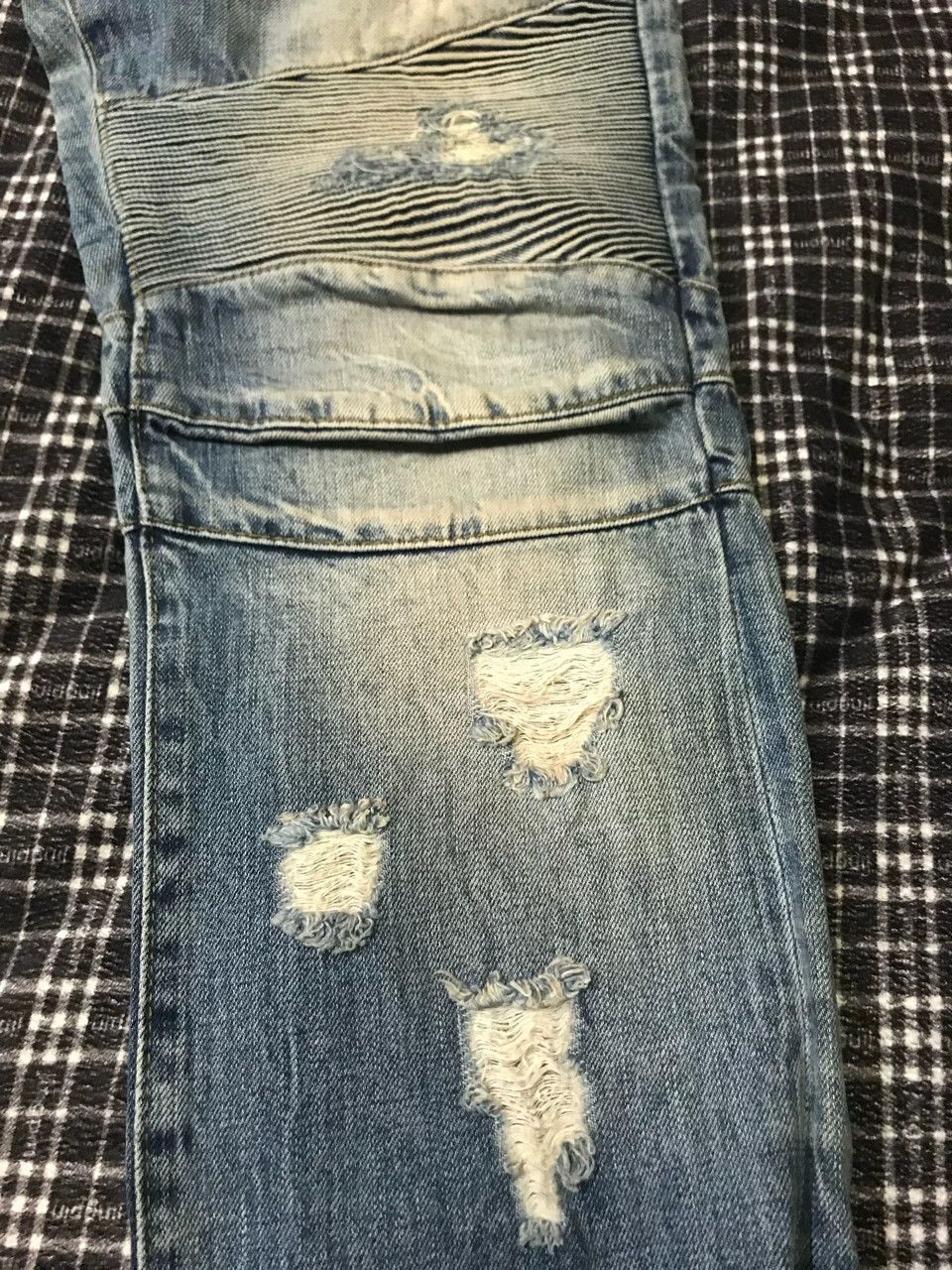 Philipp Plein Philipp Plein PP Motorcycle Jeans Size US 33 - 2 Thumbnail
