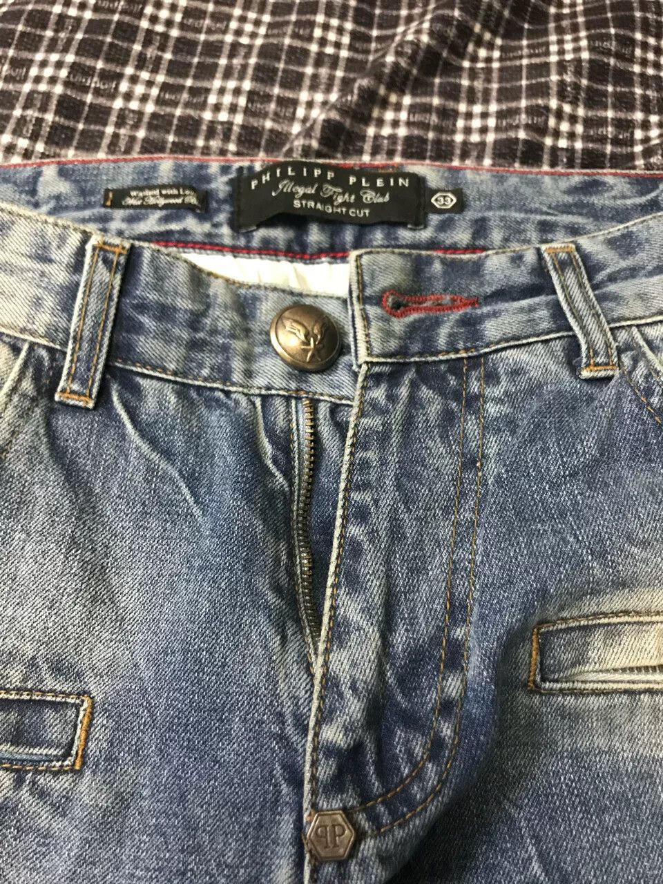 Philipp Plein Philipp Plein PP Motorcycle Jeans Size US 33 - 6 Thumbnail