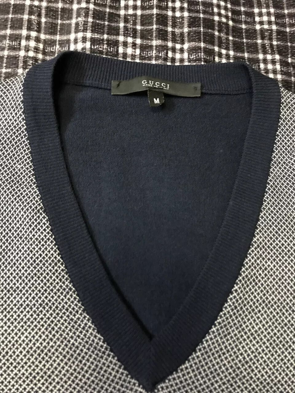Gucci Gucci Spliced Wool Knit Sweater Size US M / EU 48-50 / 2 - 2 Thumbnail