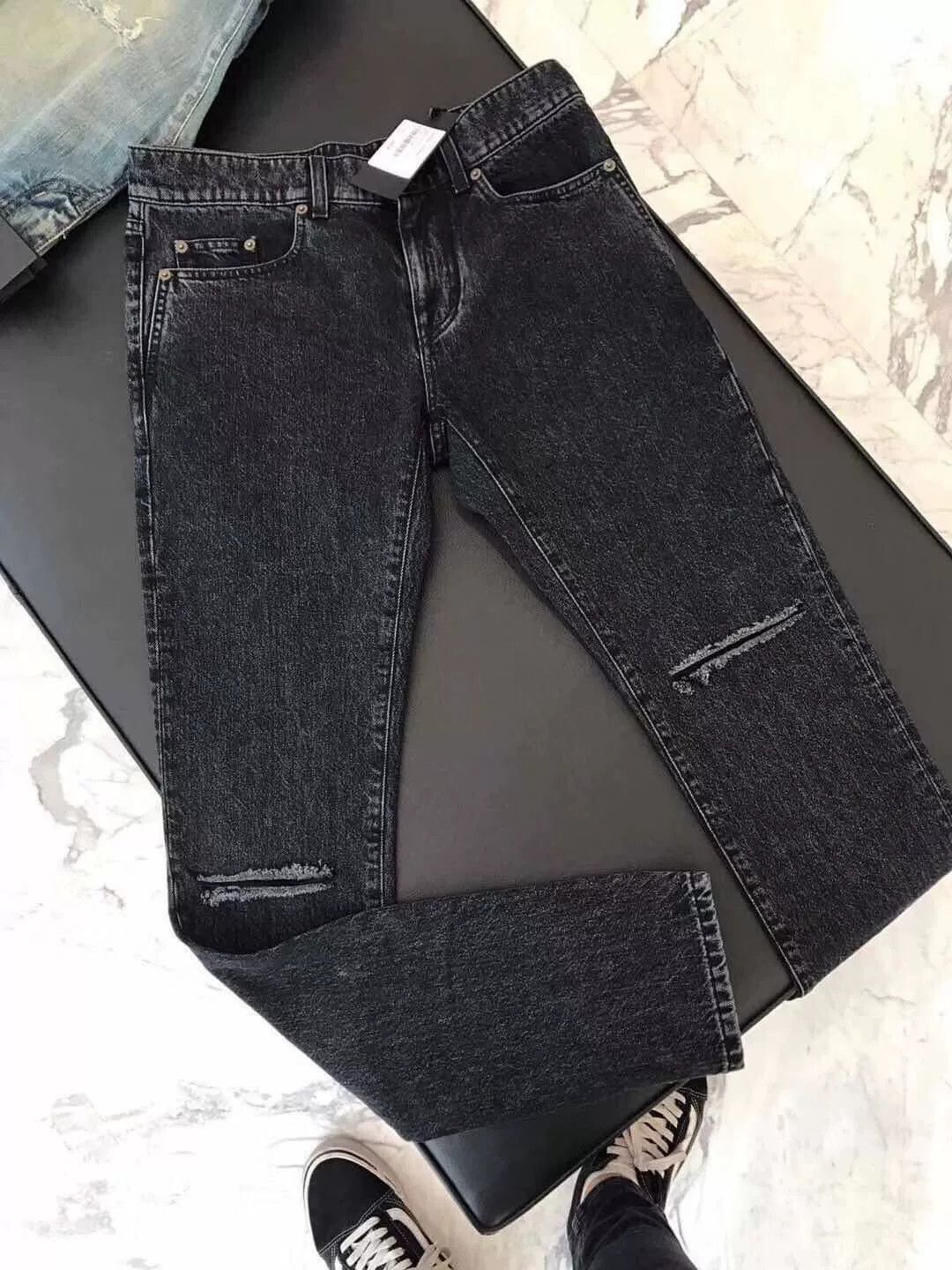 Saint Laurent Paris Saint Laurent D02 One-Cut Jeans Size 29 Size US 29 - 9 Thumbnail