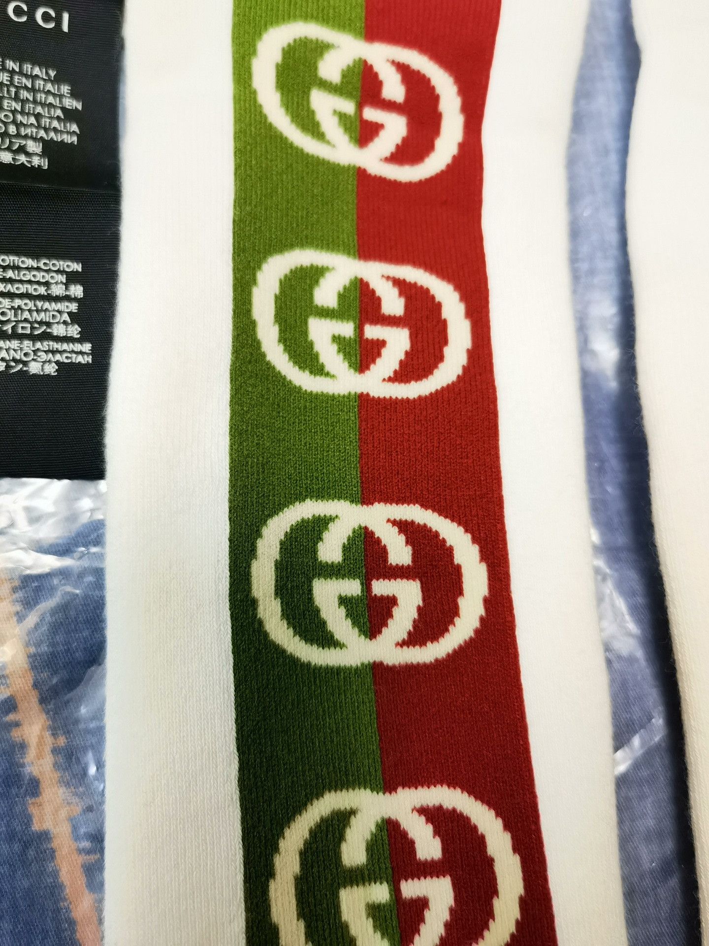 Gucci Gucci Sports Long Socks Size ONE SIZE - 2 Thumbnail