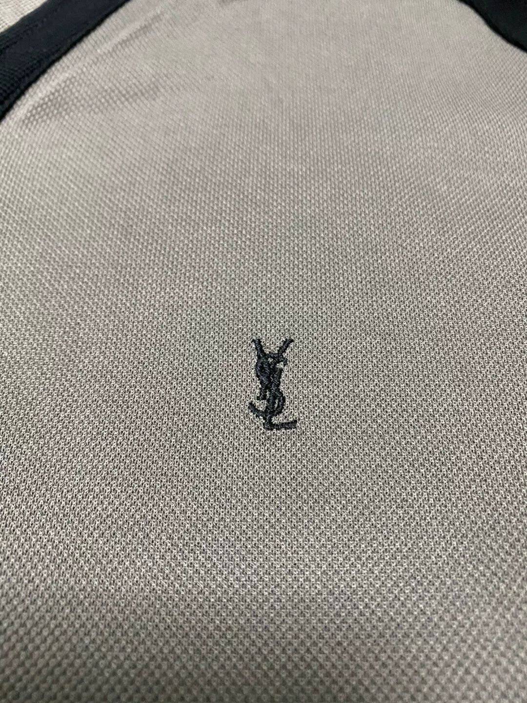 Yves Saint Laurent Saint Laurent Y-Neck Short Sleeve Top Size US L / EU 52-54 / 3 - 2 Thumbnail