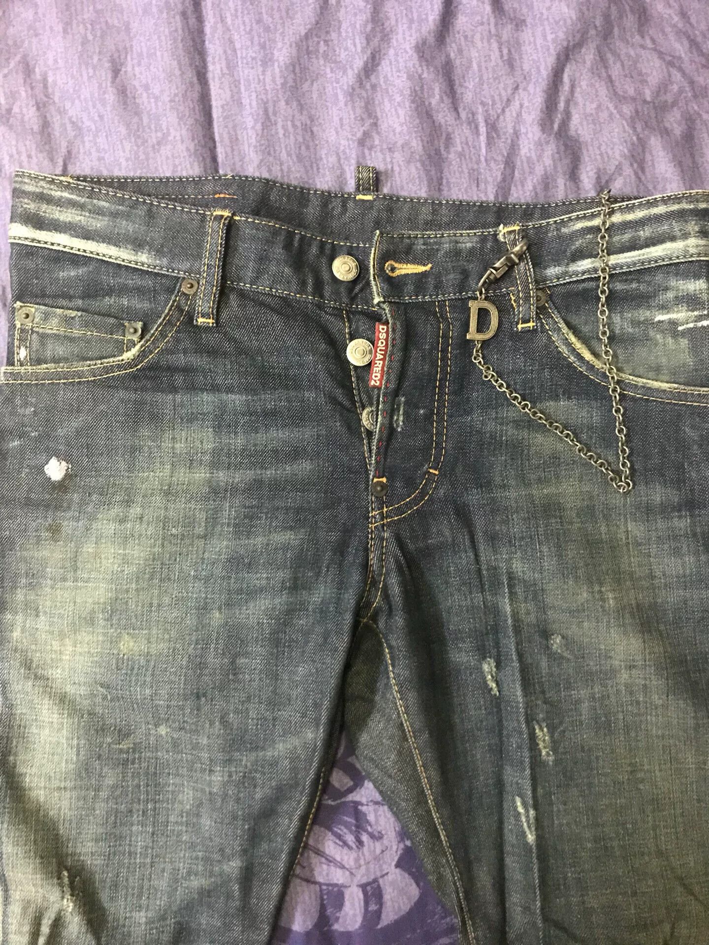 Dsquared2 Dsquared2 D2 Red Zipper Jeans Size US 28 / EU 44 - 2 Thumbnail