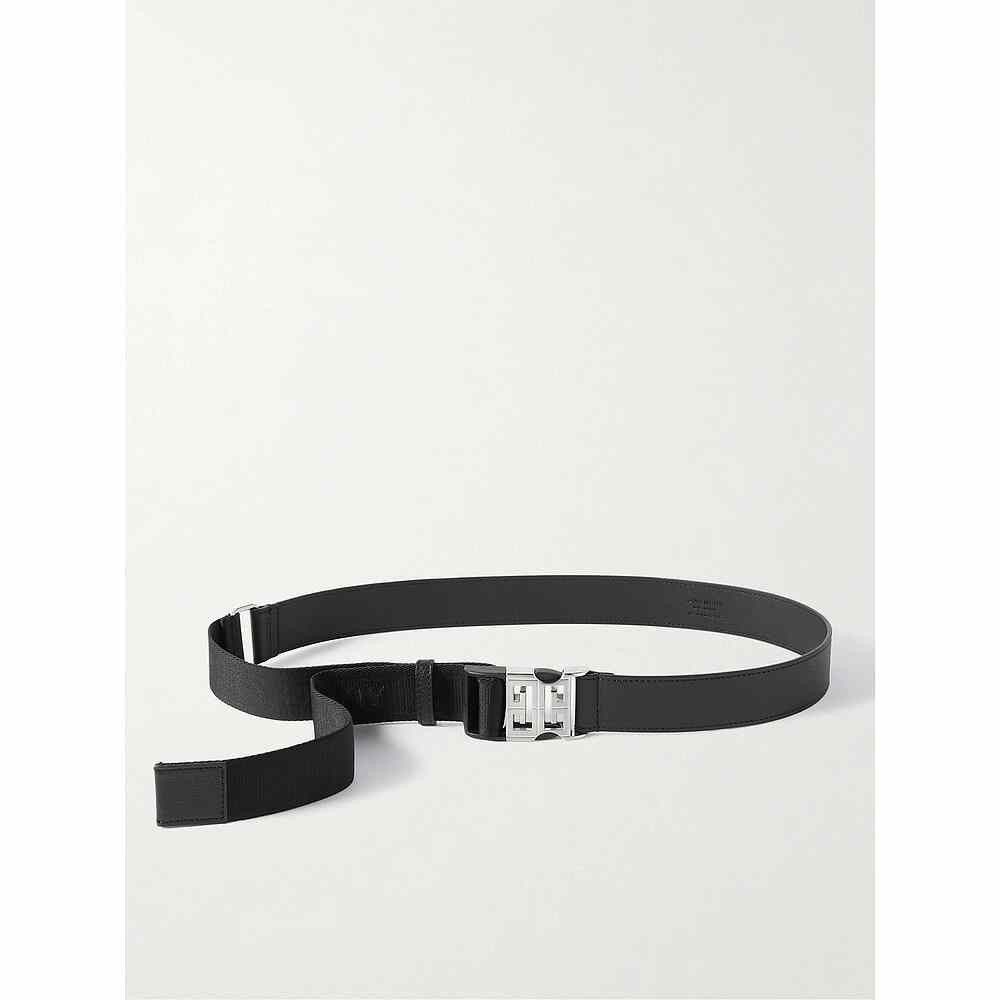 Givenchy Givenchy Spliced Leather Canvas Belt Size ONE SIZE - 3 Thumbnail
