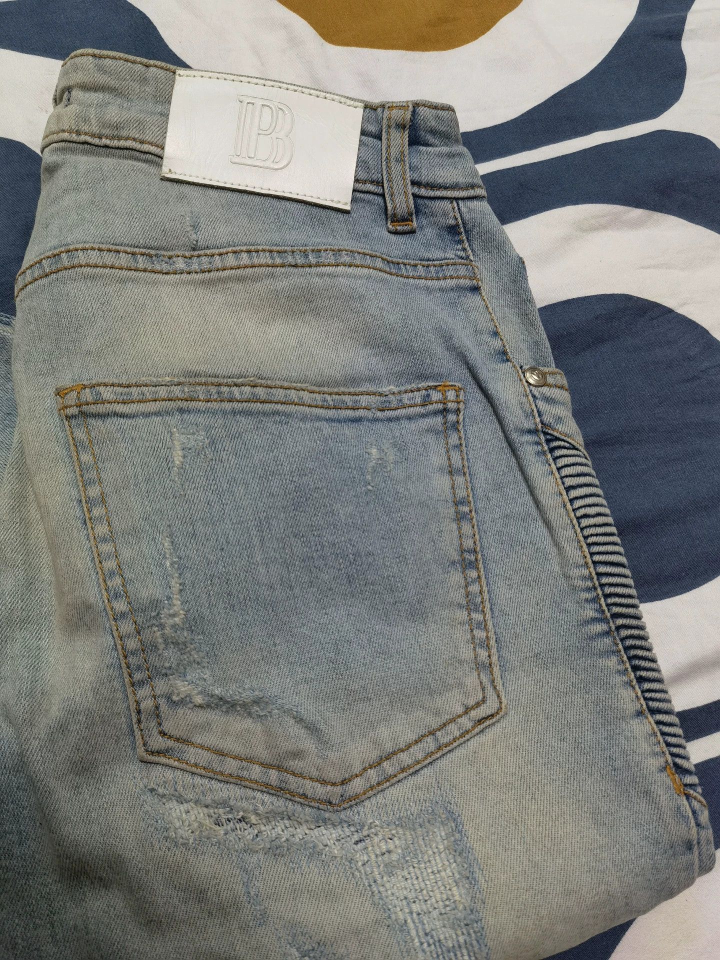Pierre Balmain Pierre Balmain Distressed Biker Jeans Size US 30 / EU 46 - 7 Thumbnail