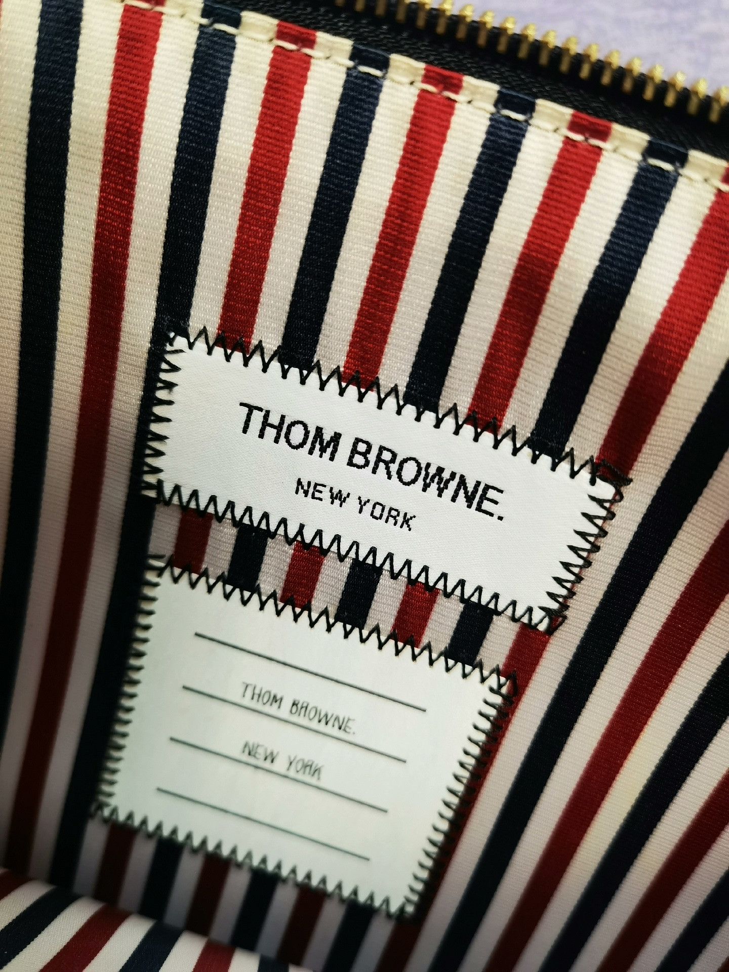 Thom Browne Thom Browne Tri-Color Stripe Envelope Clutch Size ONE SIZE - 8 Thumbnail