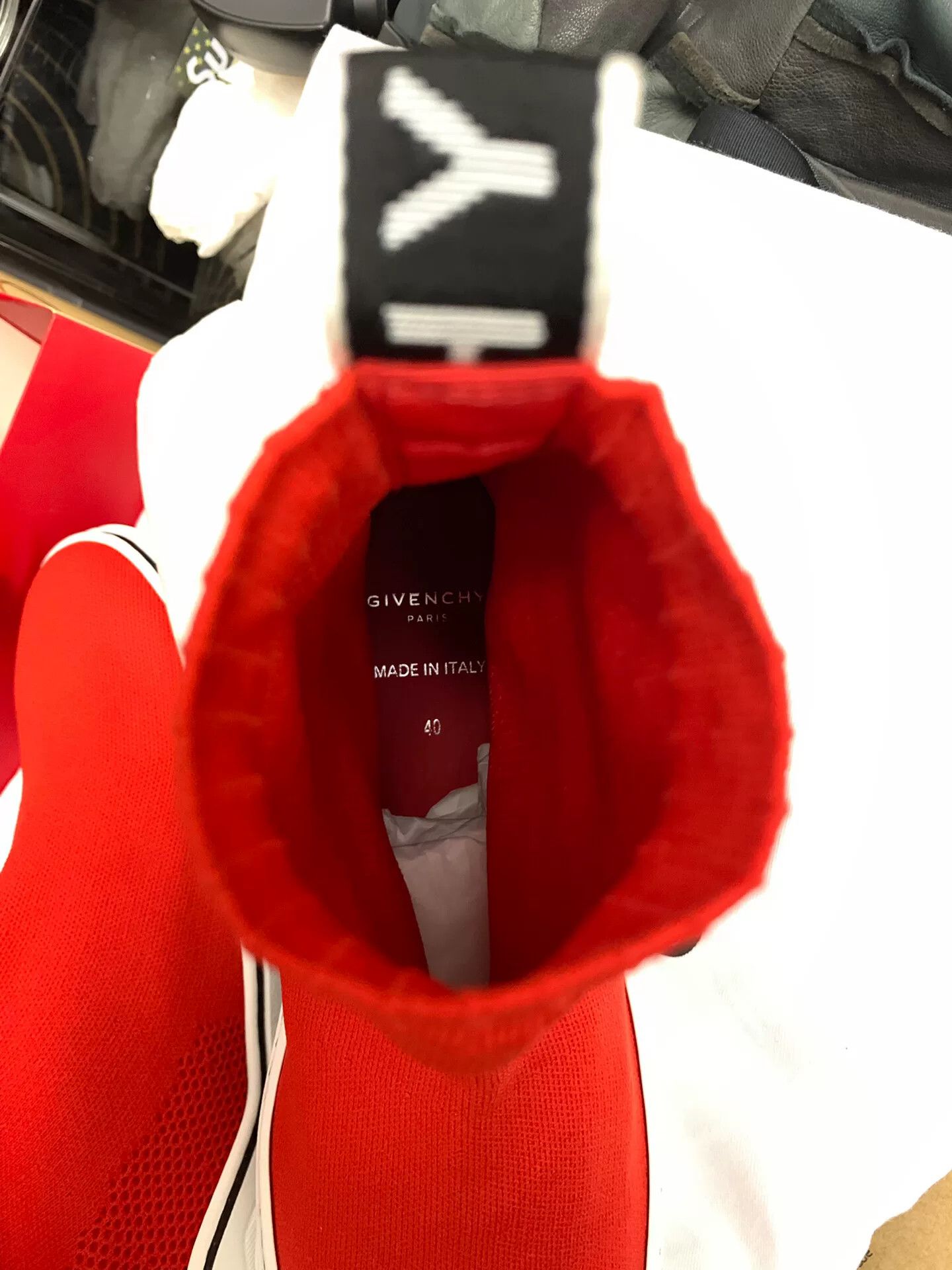 Givenchy Givenchy Red Sock Shoes Size 40 Size US 7 / EU 40 - 5 Thumbnail