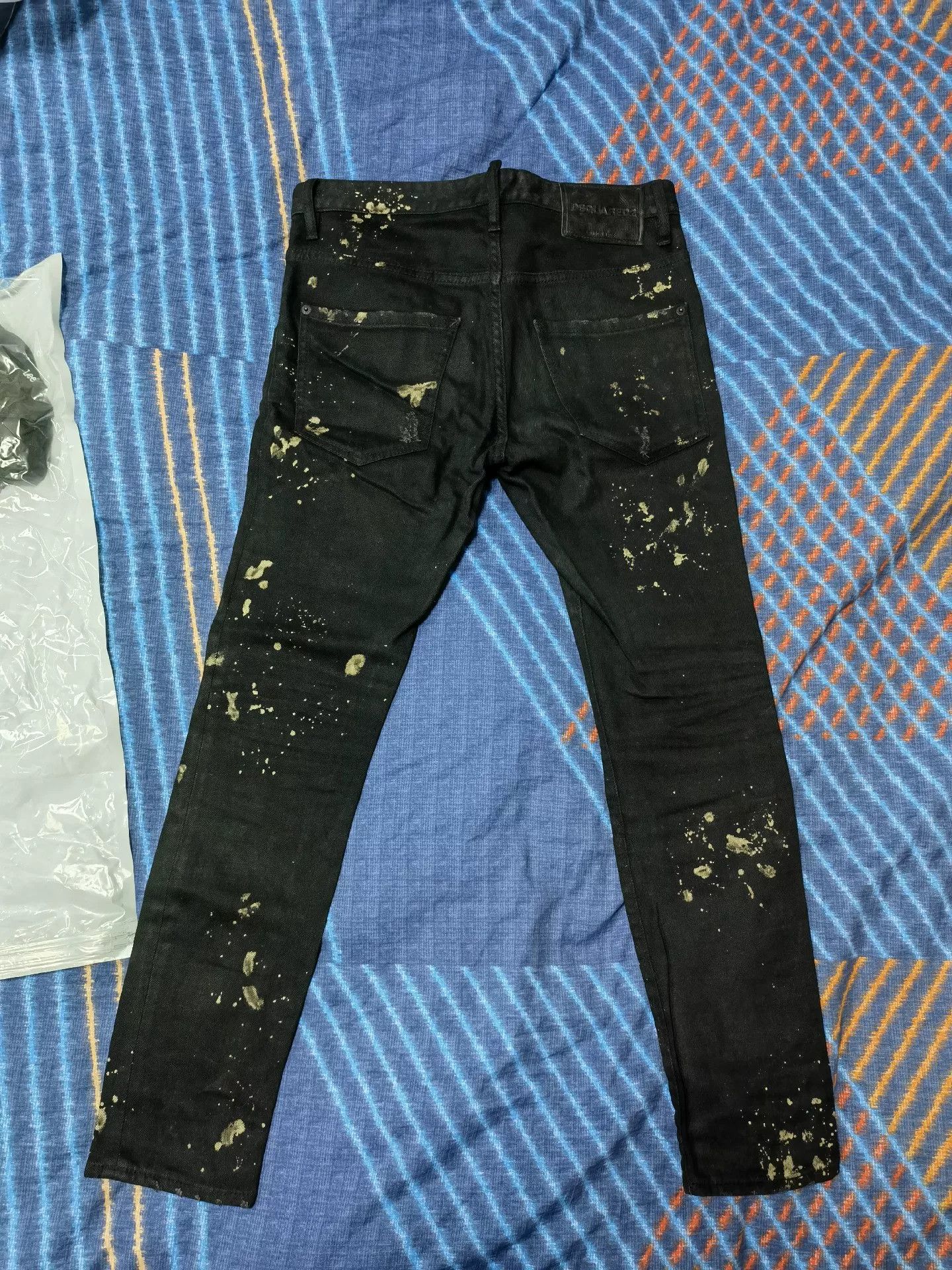 Dsquared2 Dsquared2 D2 Splatter Patch Distressed Black Jeans Size US 30 / EU 46 - 3 Thumbnail