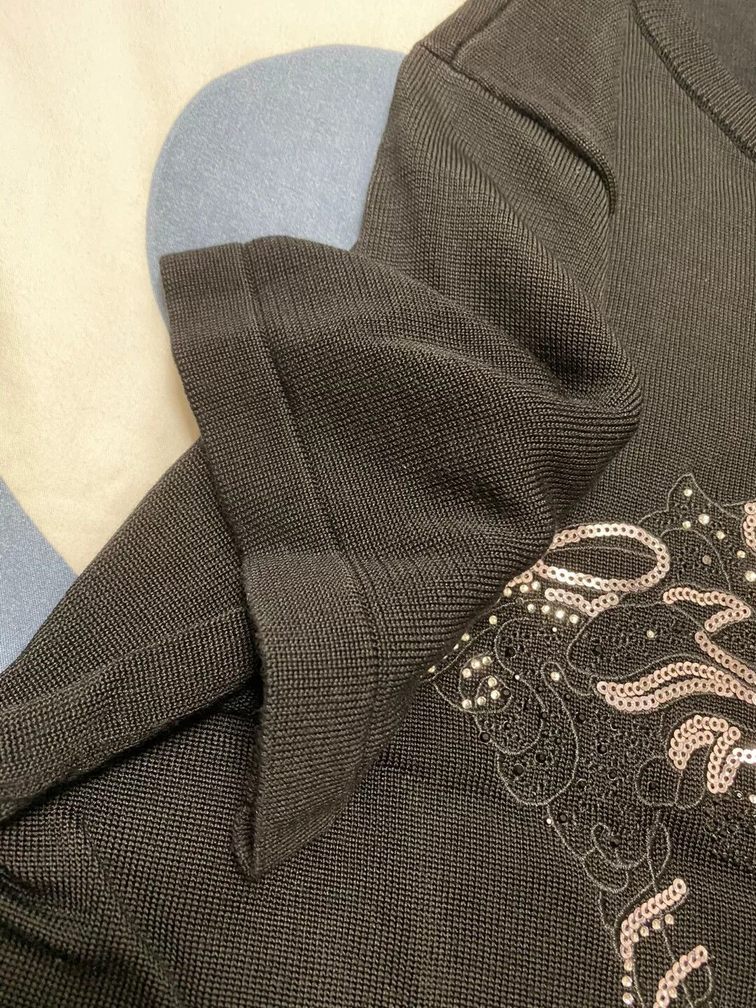 Versace Versace Medusa Knit Short Sleeve T-shirt Size US M / EU 48-50 / 2 - 5 Thumbnail