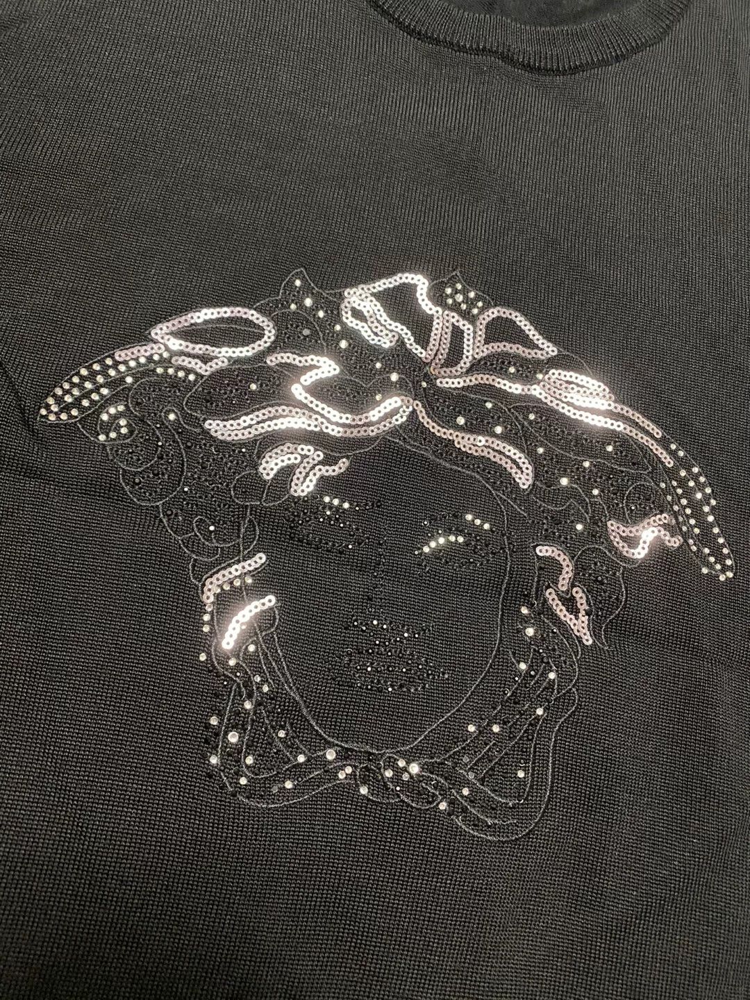 Versace Versace Medusa Knit Short Sleeve T-shirt Size US M / EU 48-50 / 2 - 2 Thumbnail