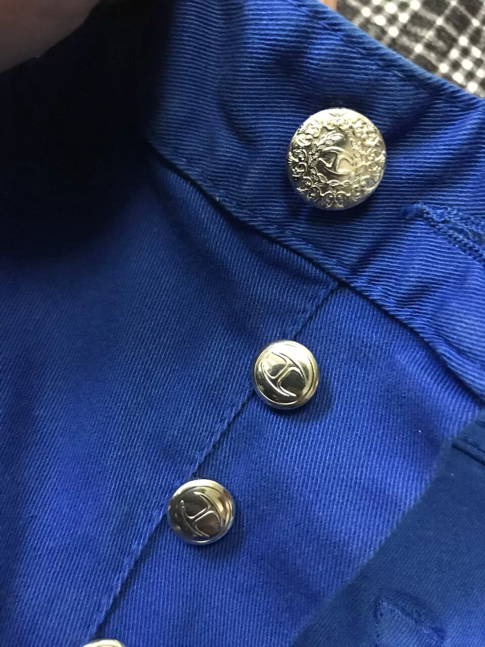 Just Cavalli Just Cavalli Blue Washed Biker Jeans Size US 32 / EU 48 - 5 Thumbnail