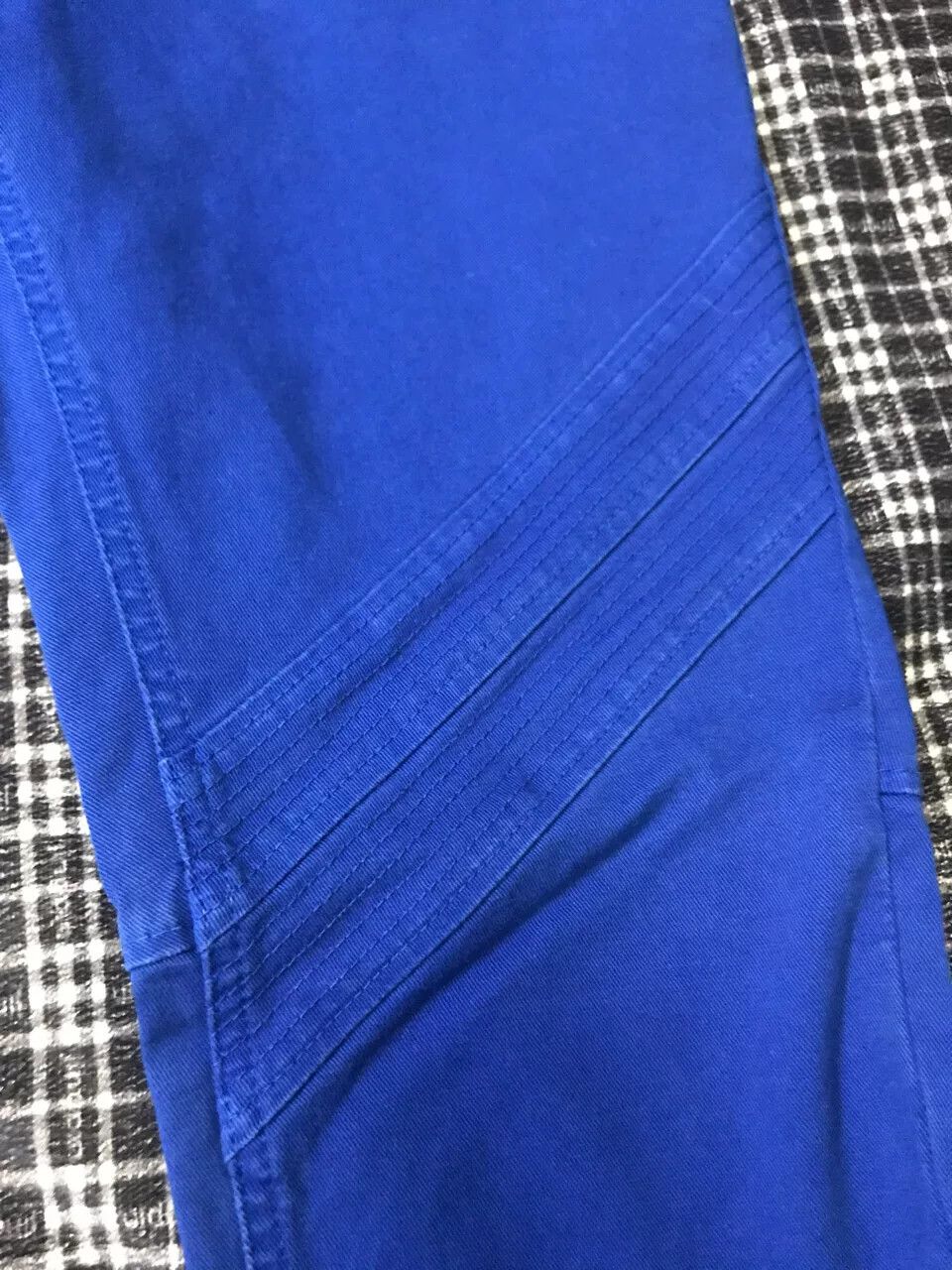 Just Cavalli Just Cavalli Blue Washed Biker Jeans Size US 32 / EU 48 - 3 Thumbnail
