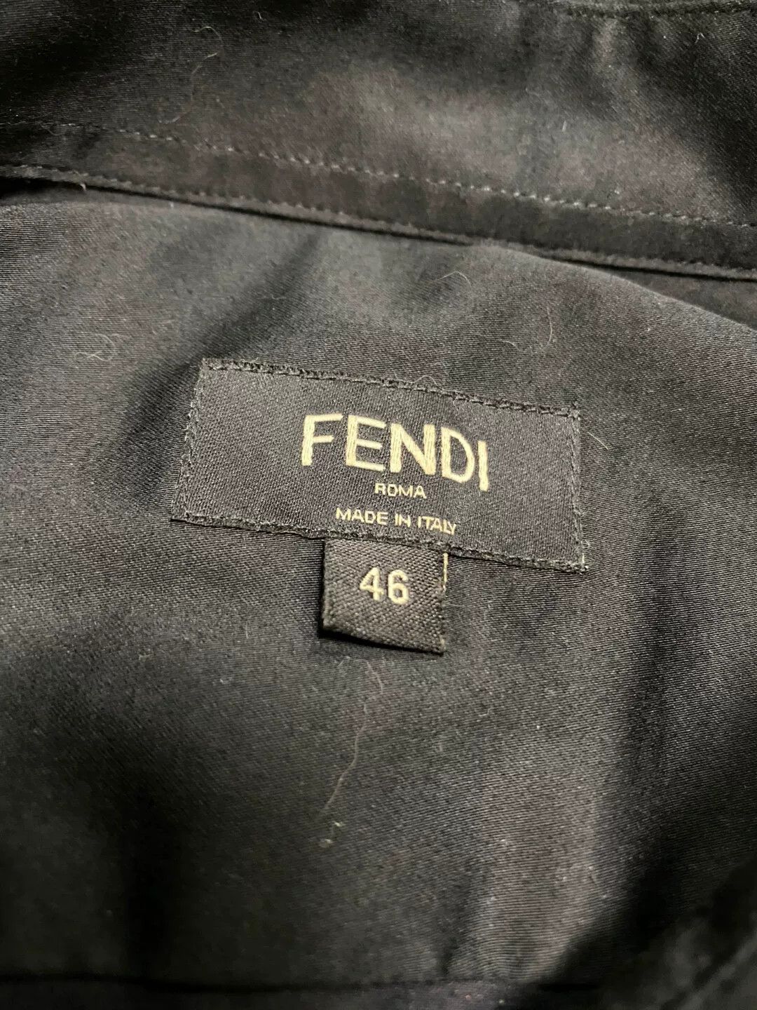 Fendi Fendi Little Monster Silk Long-Sleeve Shirt Size US S / EU 44-46 / 1 - 4 Thumbnail