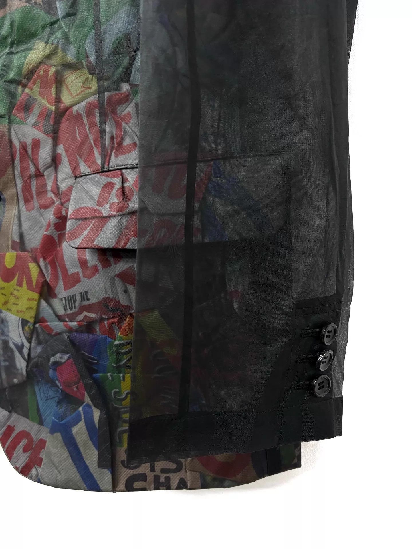 Comme des Garcons Multi Color Graphic Print Light Jacket Size US M / EU 48-50 / 2 - 6 Thumbnail