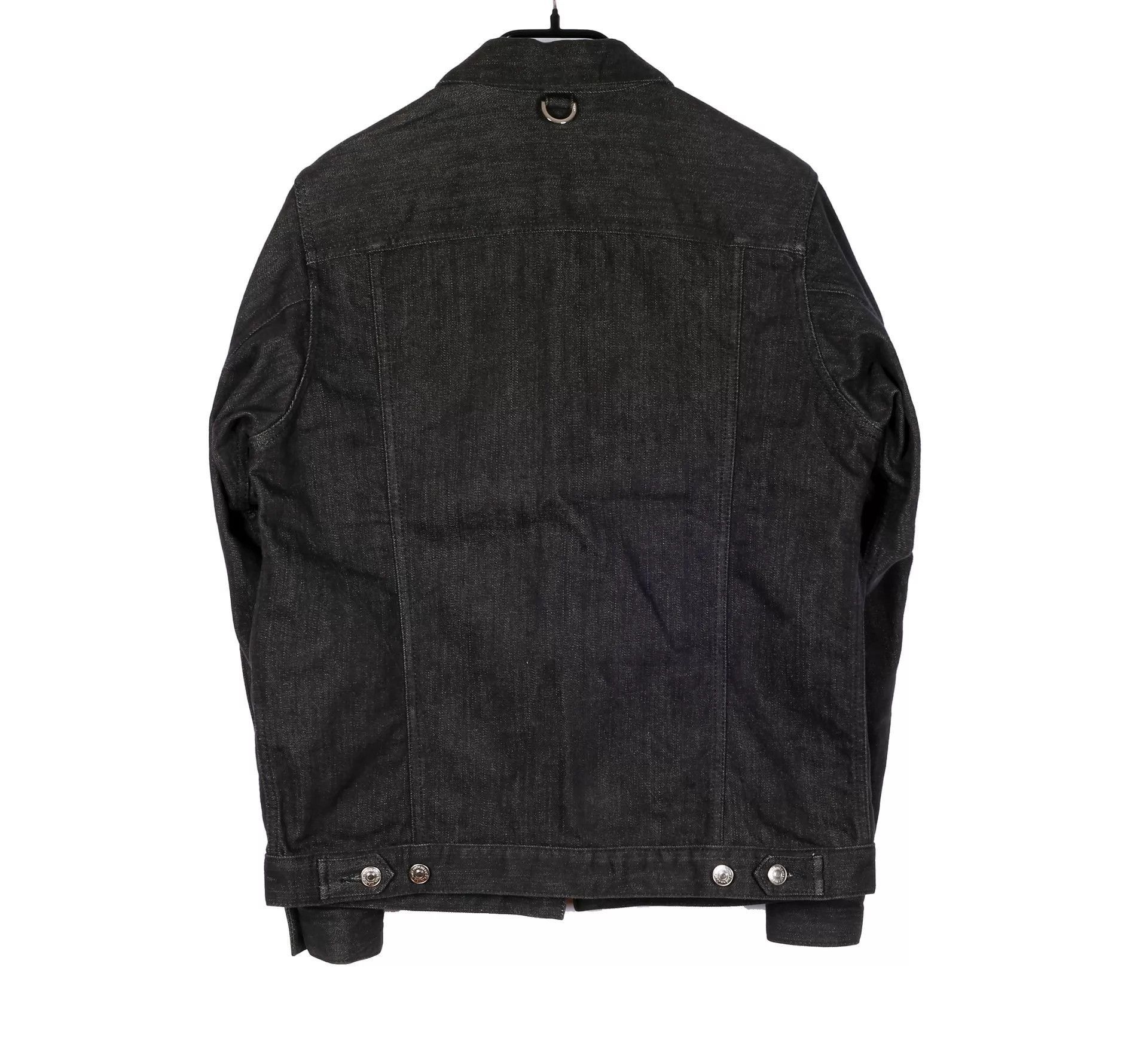 Mastermind Japan Black Denim Jacket with Skull Crossbones Embellishments Size US S / EU 44-46 / 1 - 2 Thumbnail