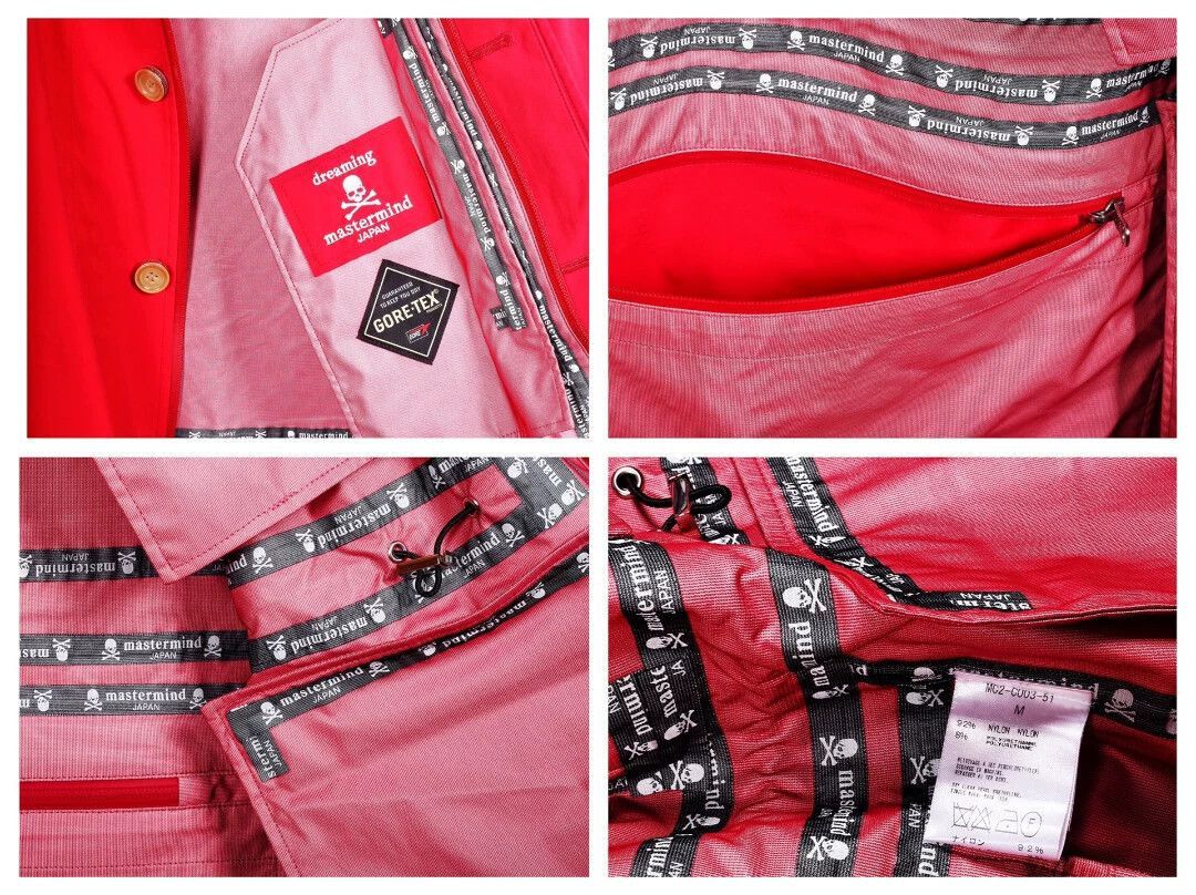 Mastermind Japan Red Long-Sleeve Hooded Coat Size US M / EU 48-50 / 2 - 7 Thumbnail