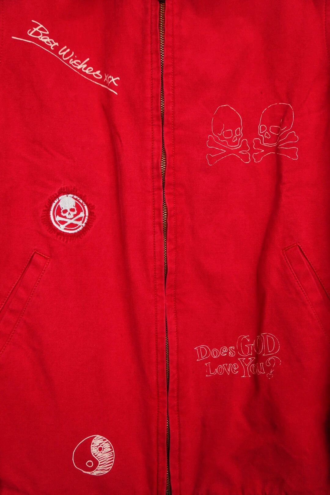 Mastermind Japan Red Graphic Print Light Jacket Size M Size US M / EU 48-50 / 2 - 3 Thumbnail