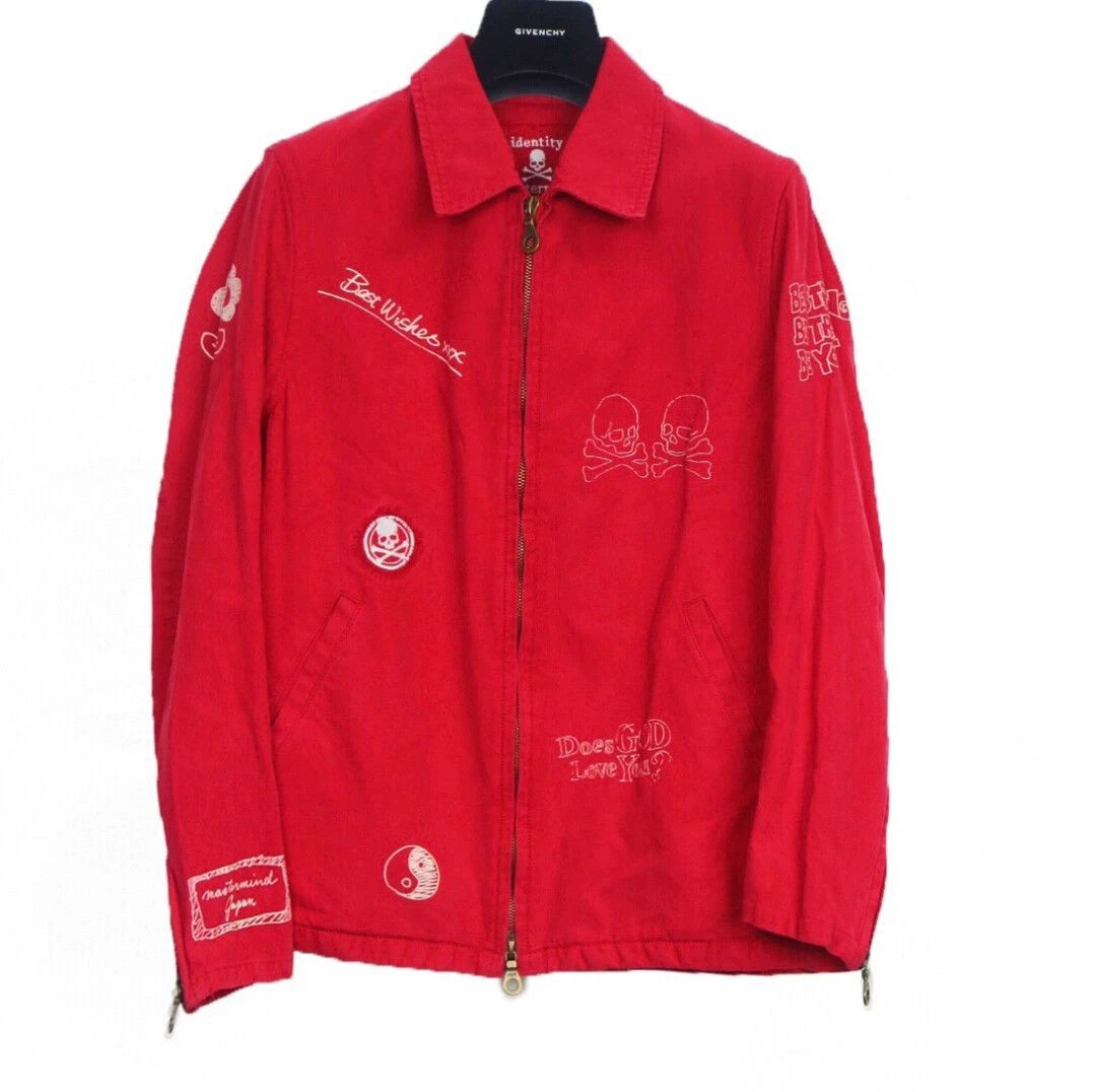 Mastermind Japan Red Graphic Print Light Jacket Size M Size US M / EU 48-50 / 2 - 2 Thumbnail