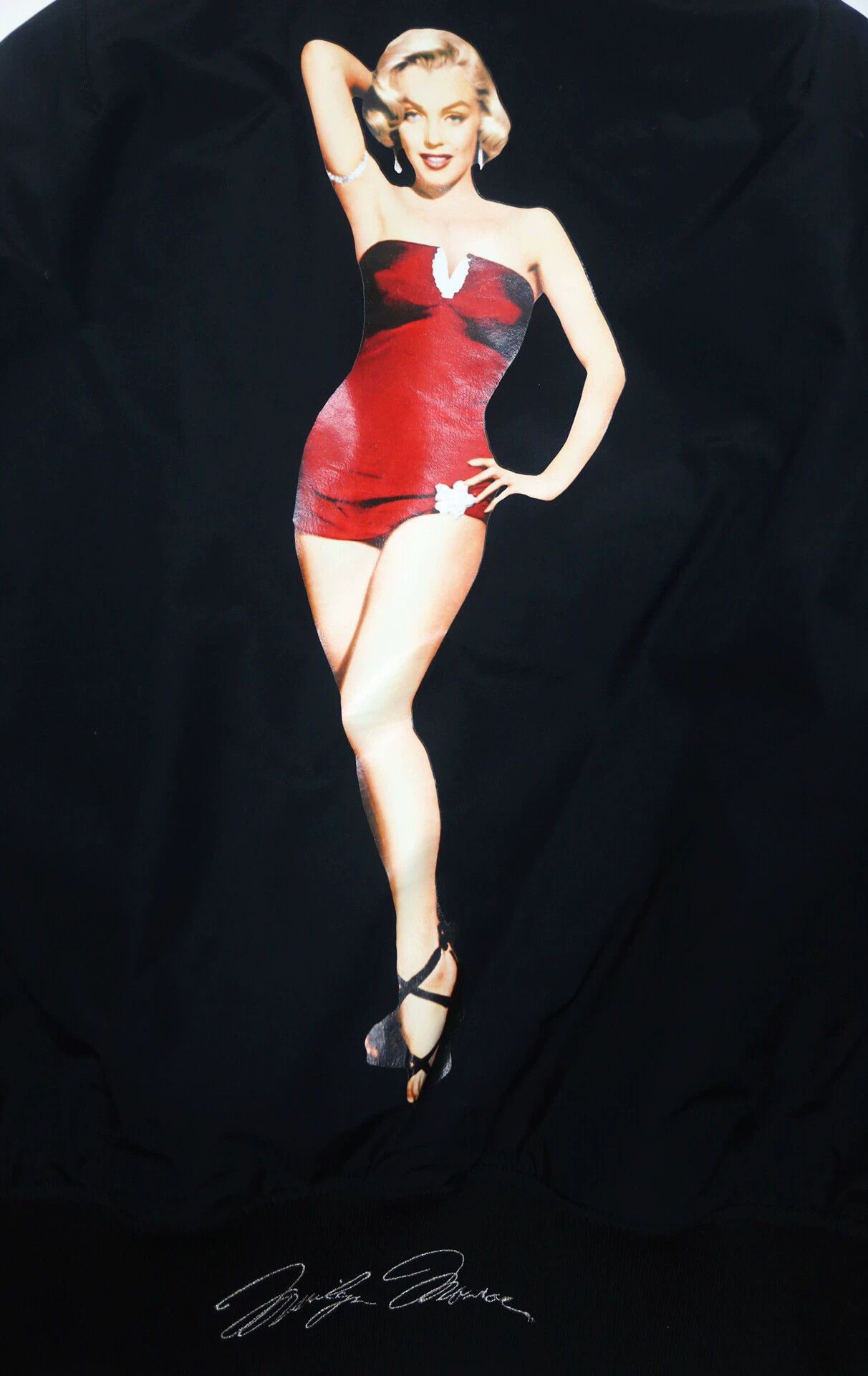 Mastermind Japan Black Marilyn Monroe Print Bomber Jacket Size US M / EU 48-50 / 2 - 3 Thumbnail